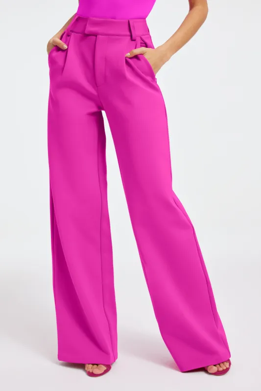 SCUBA TROUSERS | FUCHSIA PINK001 sold by Good American