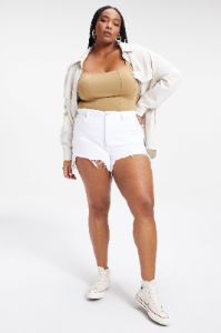 BOMBSHELL SHORTS | WHITE038 sold by Good American