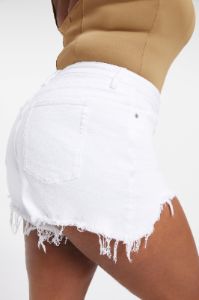 BOMBSHELL SHORTS | WHITE038 sold by Good American