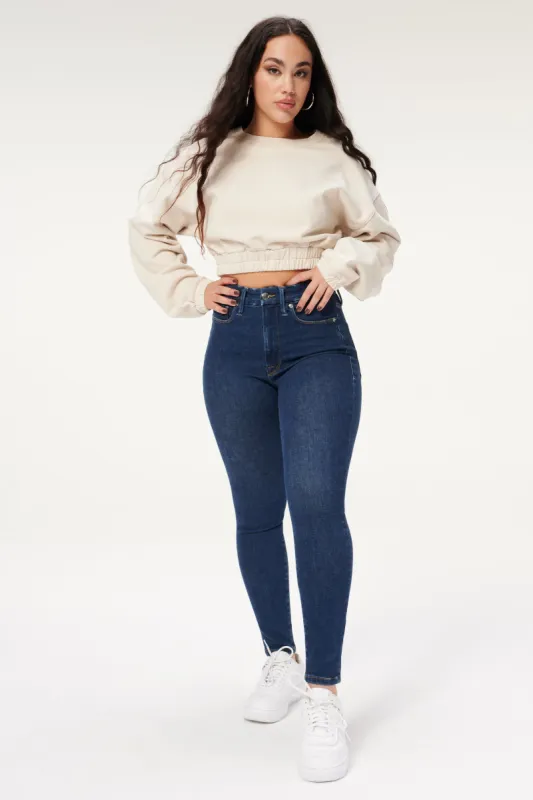ALWAYS FITS GOOD WAIST JEANS | BLUE821 sold by Good American
