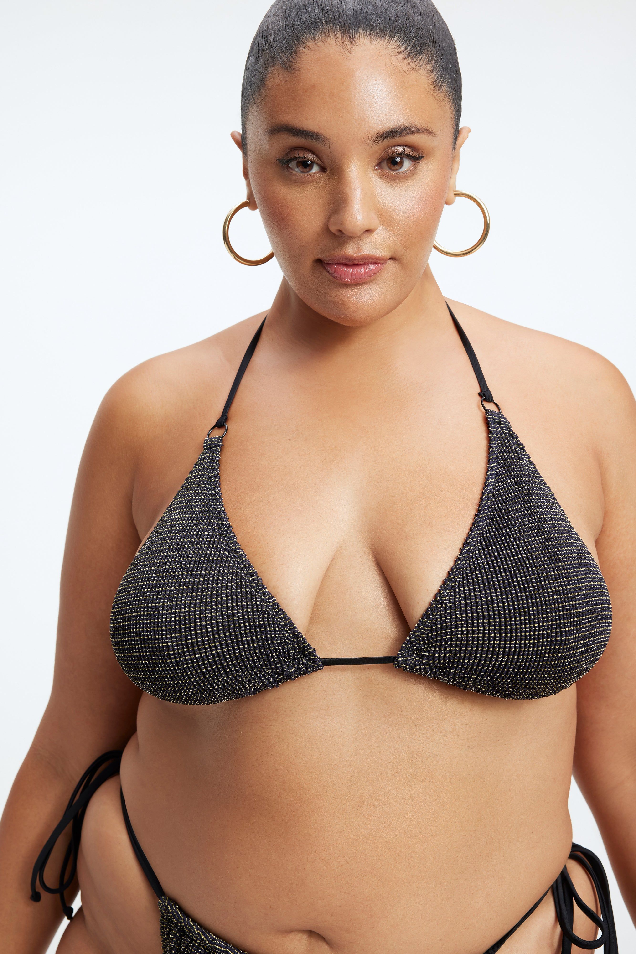 ALWAYS FITS TINY METALLIC TOP | BLACK001 sold by Good American