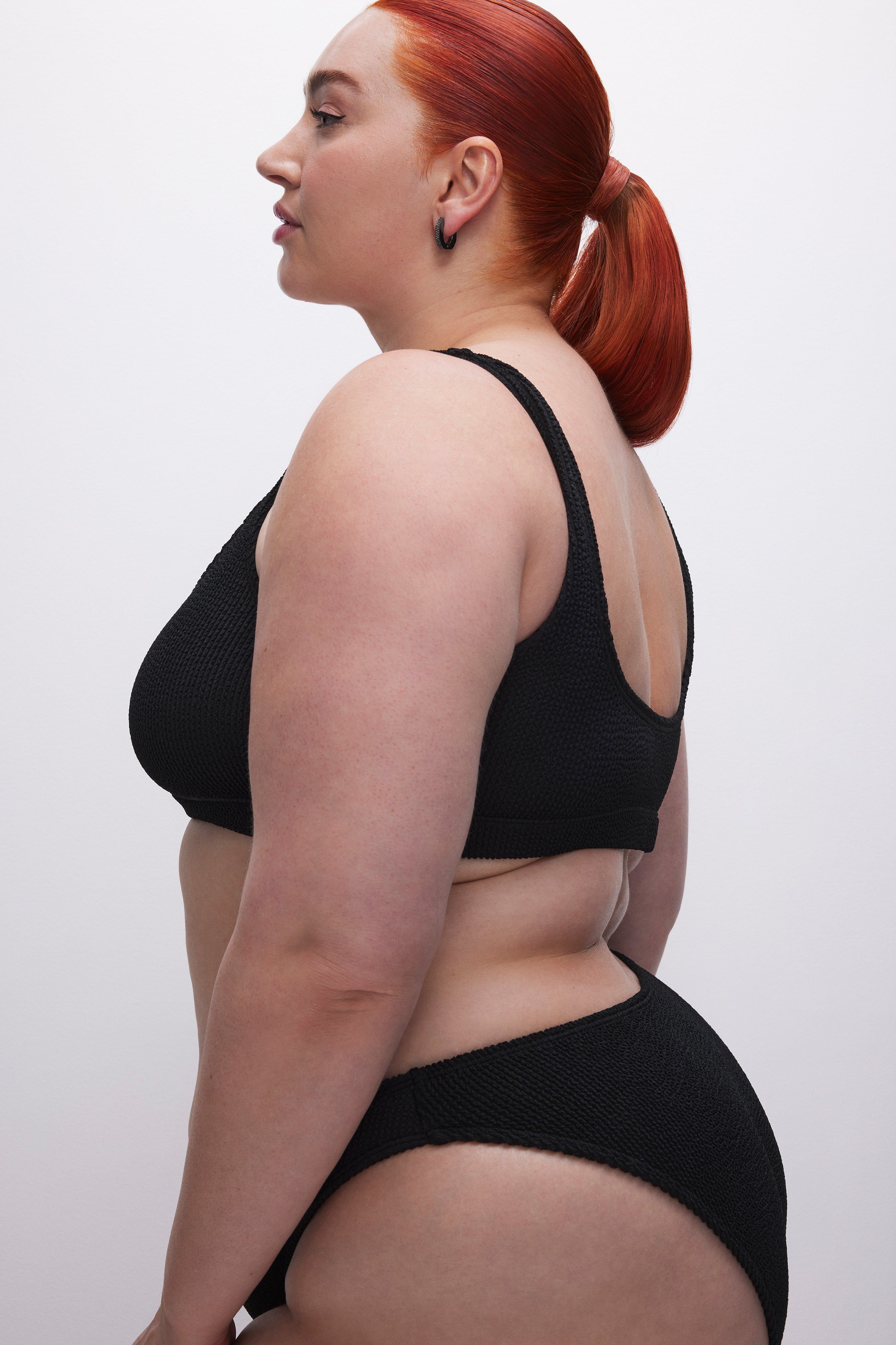 ALWAYS FITS SCOOP BIKINI TOP | BLACK001 sold by Good American product image thumbnail 8