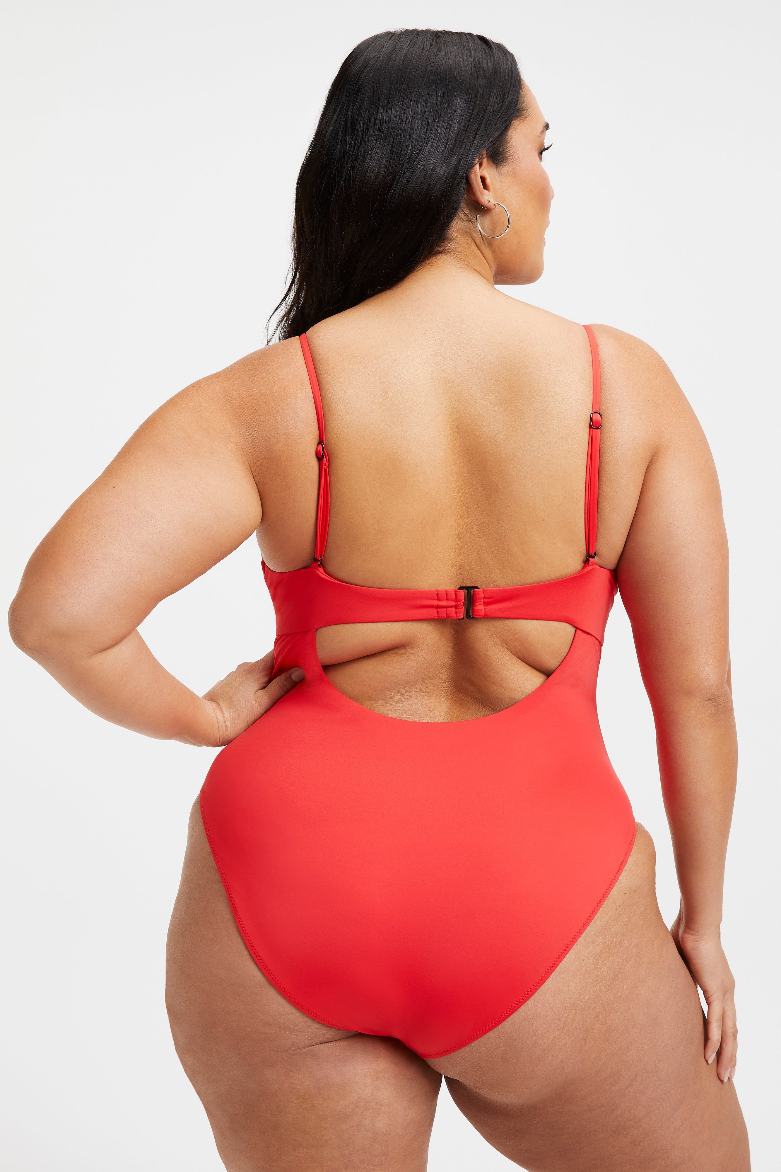 SHOWOFF ONE-PIECE | BRIGHT POPPY 002 sold by Good American product image thumbnail 10