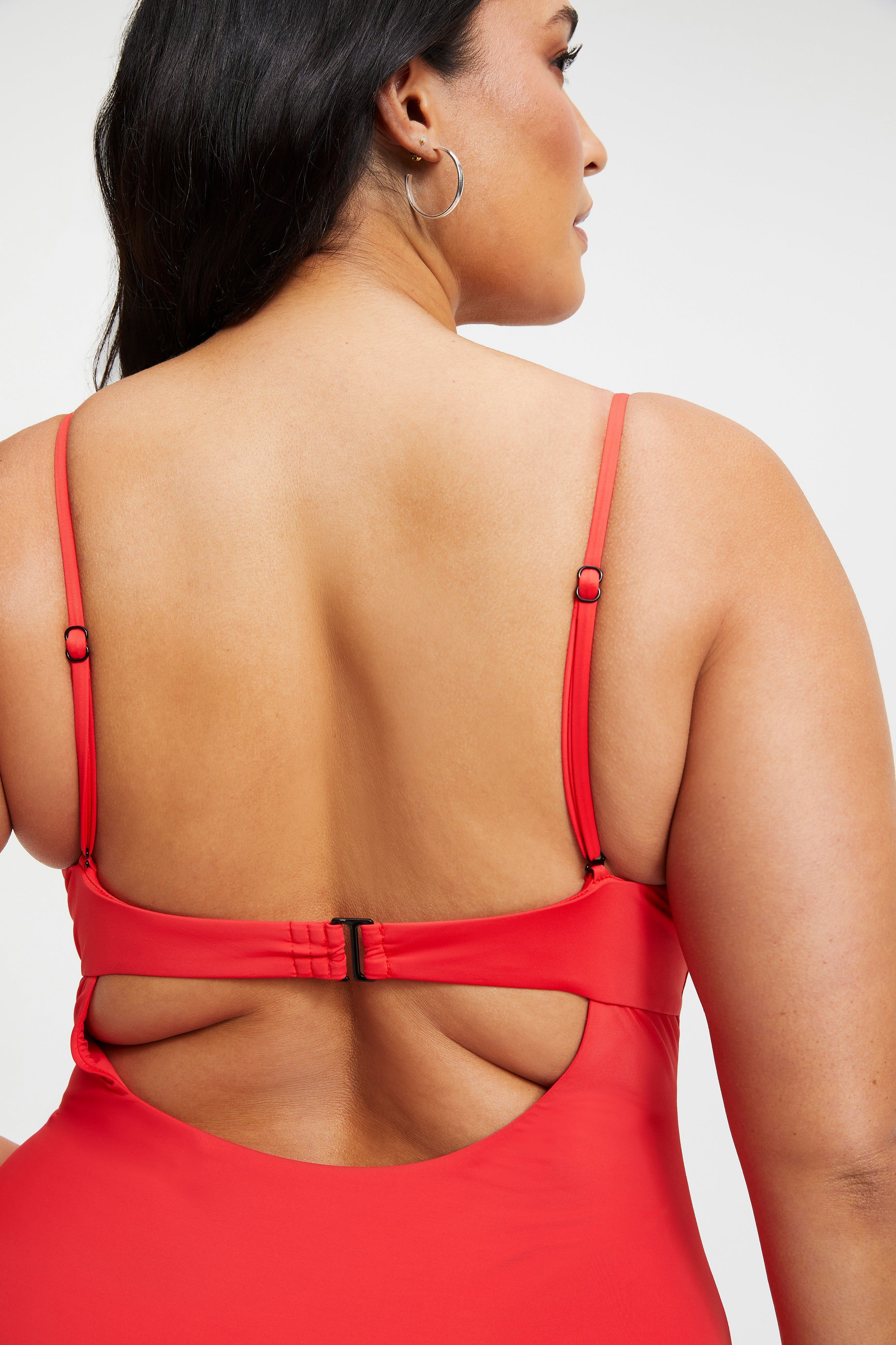 SHOWOFF ONE-PIECE | BRIGHT POPPY 002 sold by Good American product image thumbnail 11