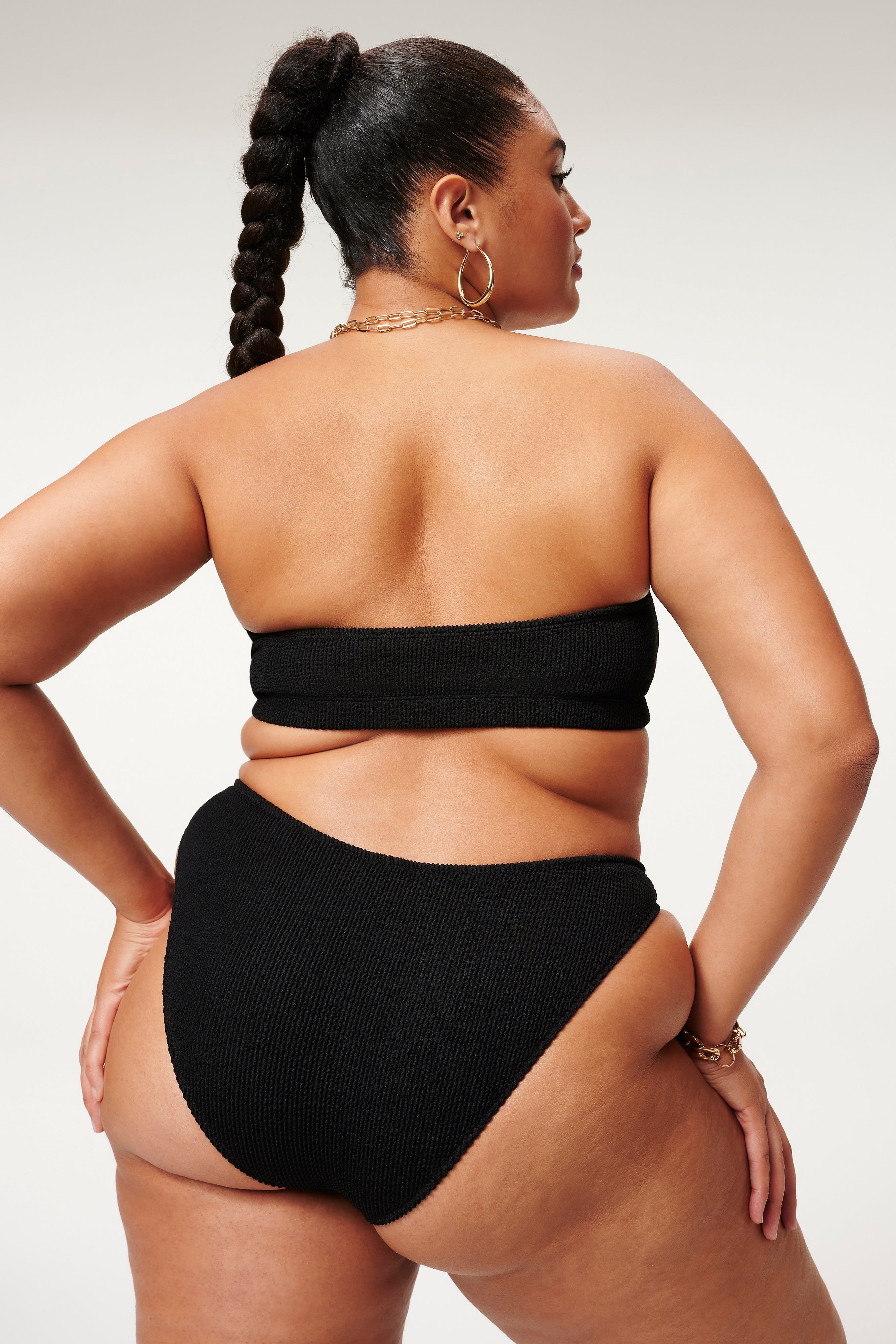 ALWAYS FITS BETTER BAND BIKINI TOP| BLACK001 sold by Good American product image thumbnail 8