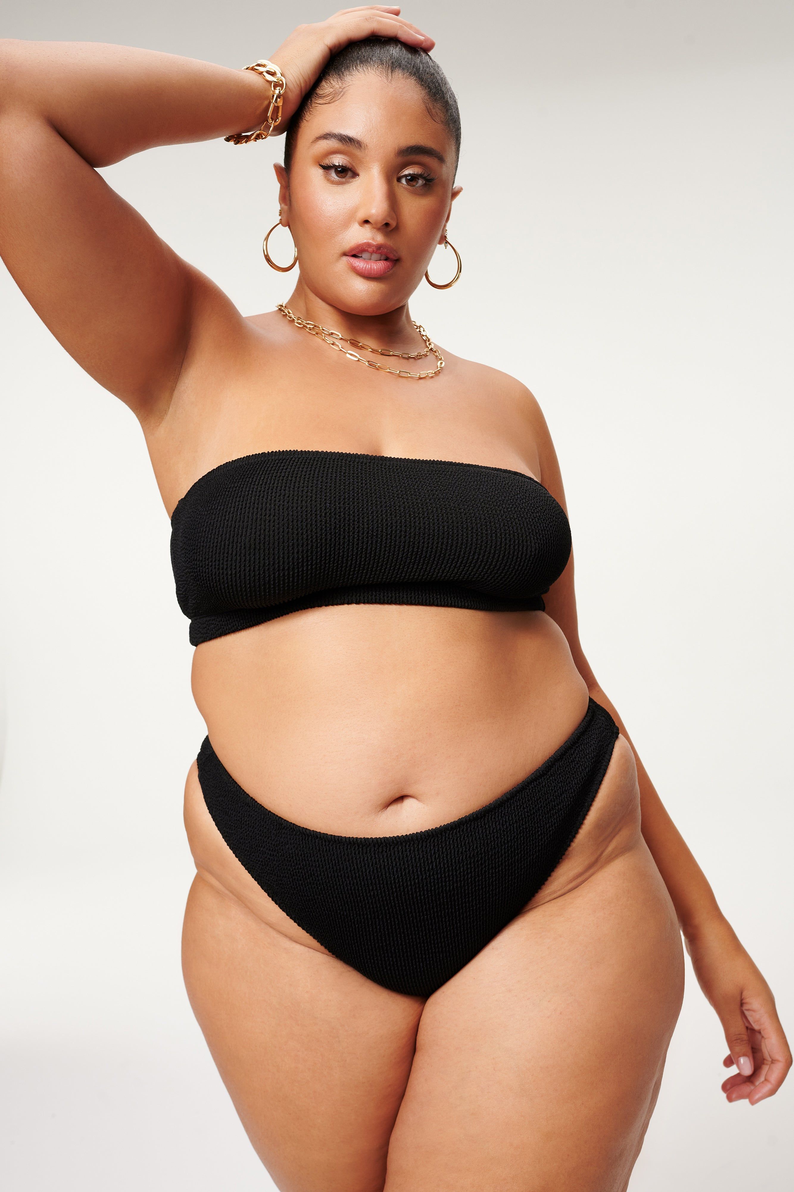 ALWAYS FITS BETTER BAND BIKINI TOP| BLACK001 sold by Good American product image thumbnail 6