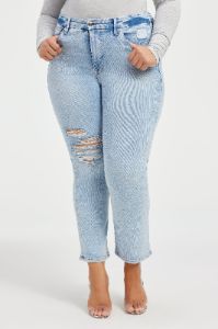 GOOD LEGS STRAIGHT JEANS | INDIGO401 sold by Good American