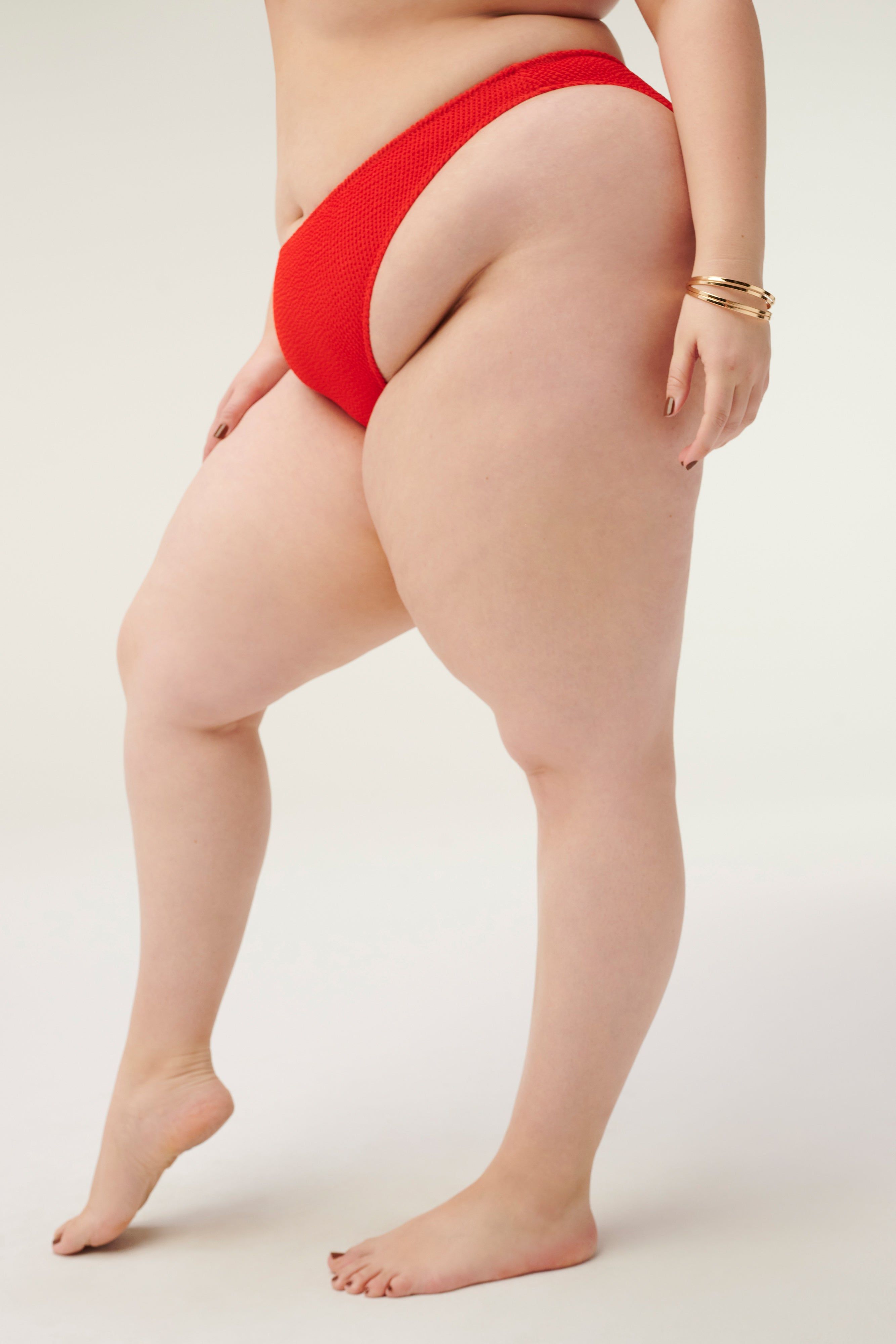 ALWAYS FITS BETTER BIKINI BOTTOMS | BRIGHT POPPY002 sold by Good American product image thumbnail 15