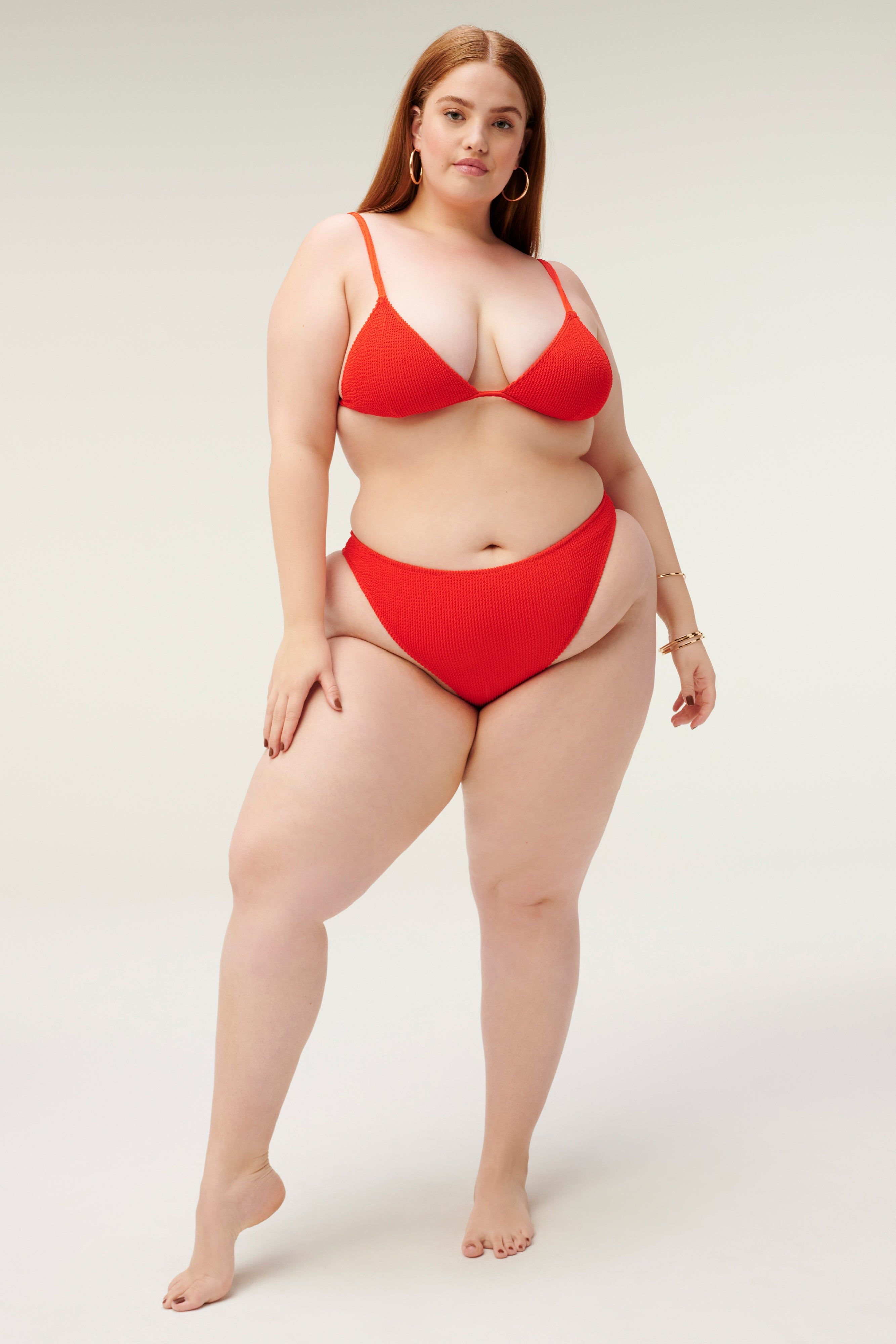 ALWAYS FITS BETTER BIKINI BOTTOMS | BRIGHT POPPY002 sold by Good American product image thumbnail 13