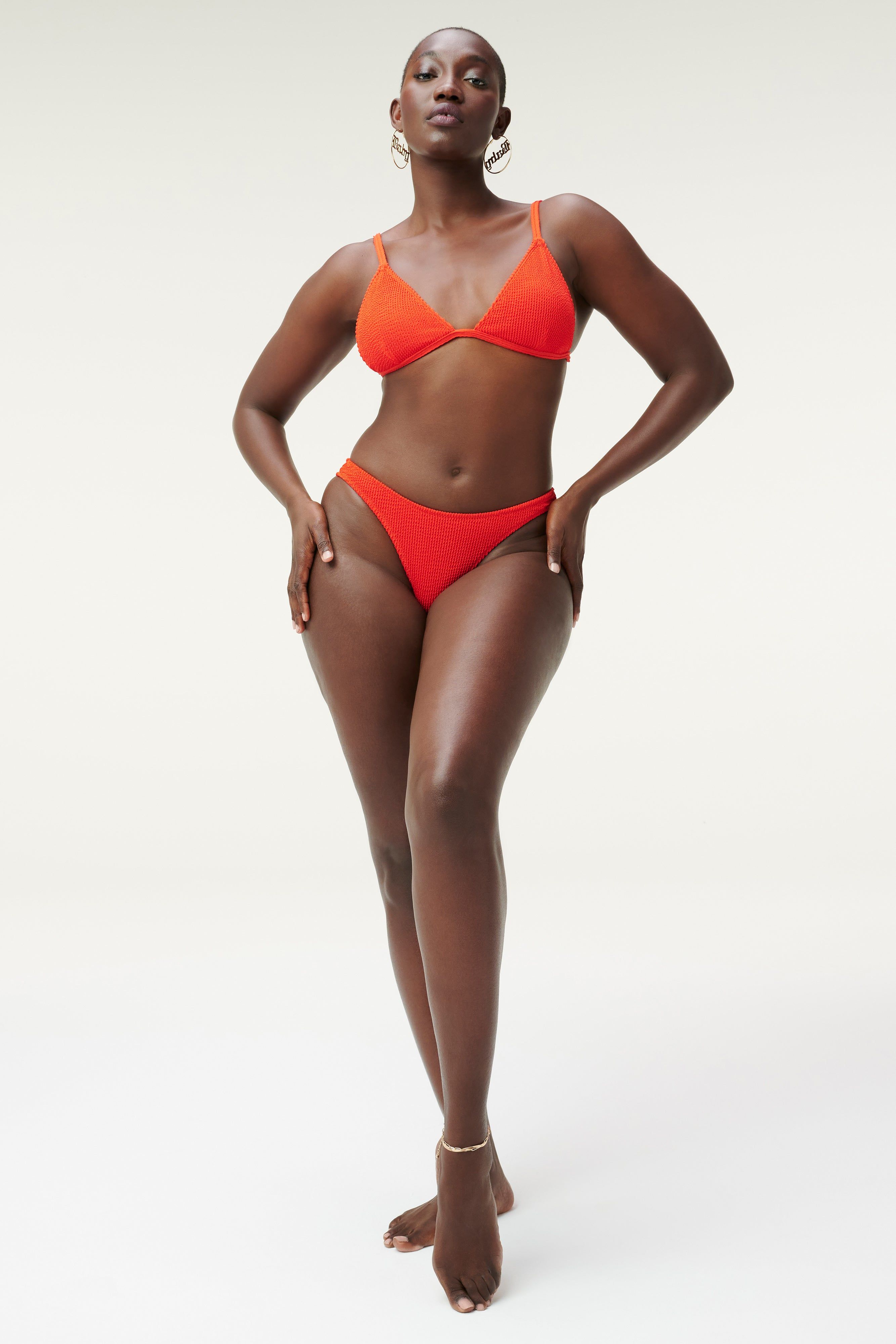 ALWAYS FITS BETTER BIKINI BOTTOMS | BRIGHT POPPY002 sold by Good American product image thumbnail 6