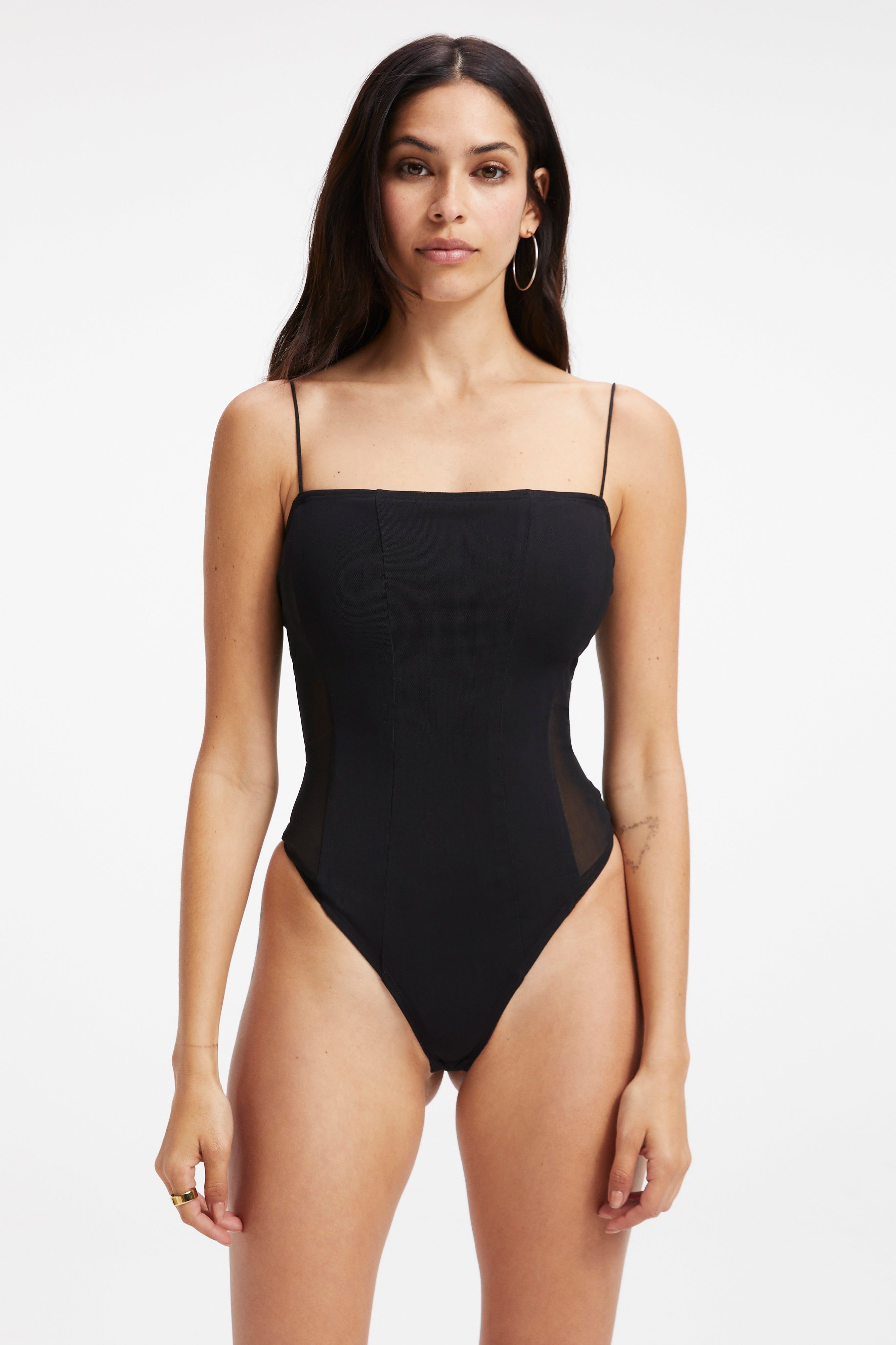 MESH CORSET BODYSUIT | BLACK001 sold by Good American product image thumbnail 22