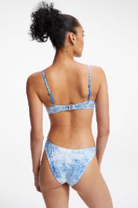 ALWAYS FITS TWIST BIKINI TOP | INDIGO TIE DYE002 sold by Good American
