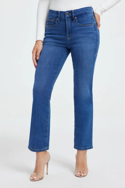 GOOD PETITE STRAIGHT JEANS | BLUE007 sold by Good American