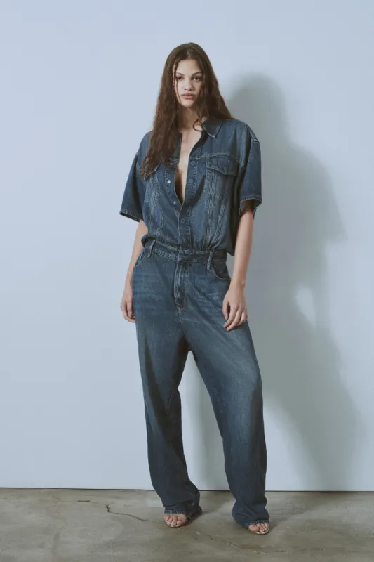 WEIGHTLESS JUMPSUIT | INDIGO395 sold by Good American