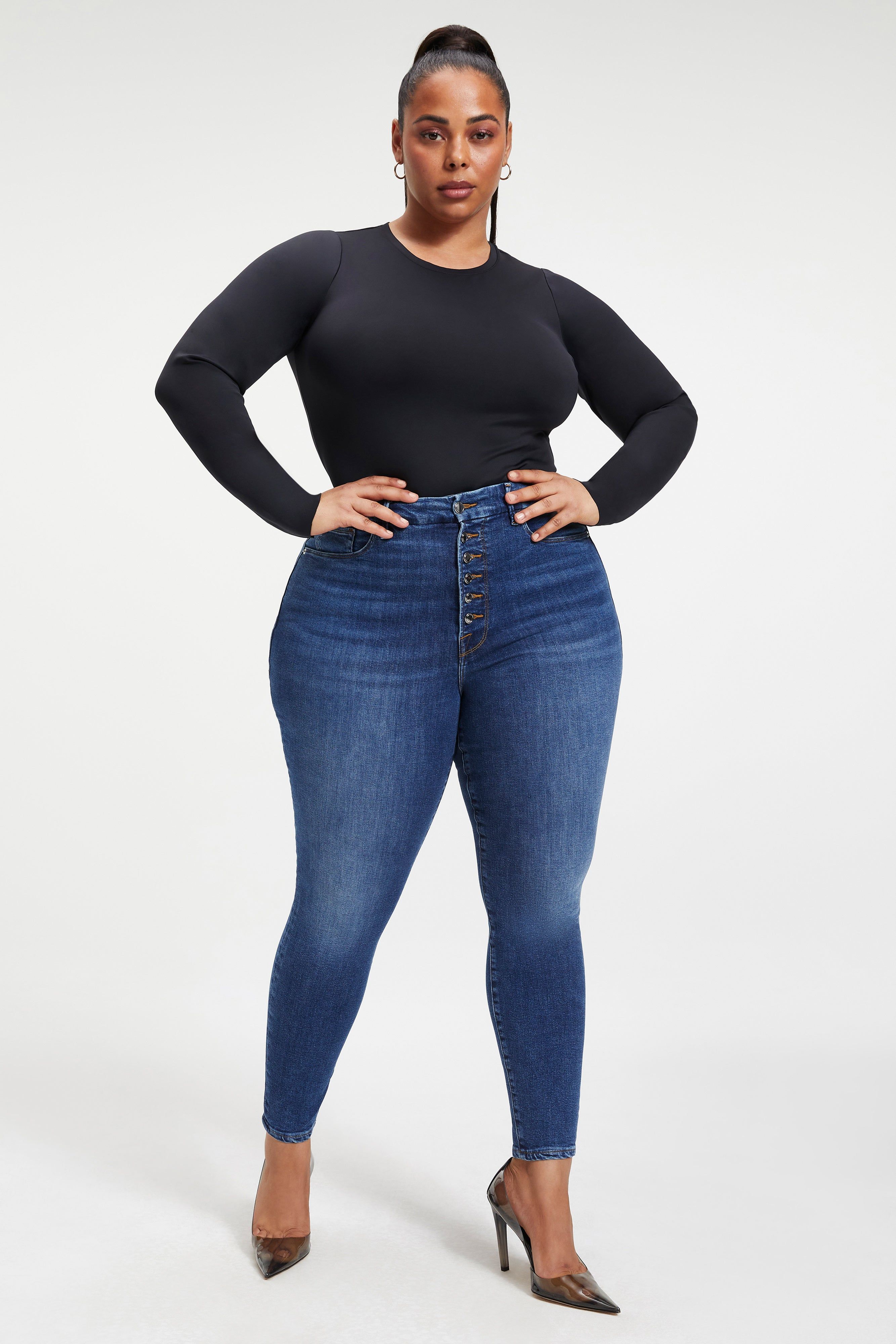 SCUBA CREWNECK BODYSUIT | BLACK001 sold by Good American product image thumbnail 12