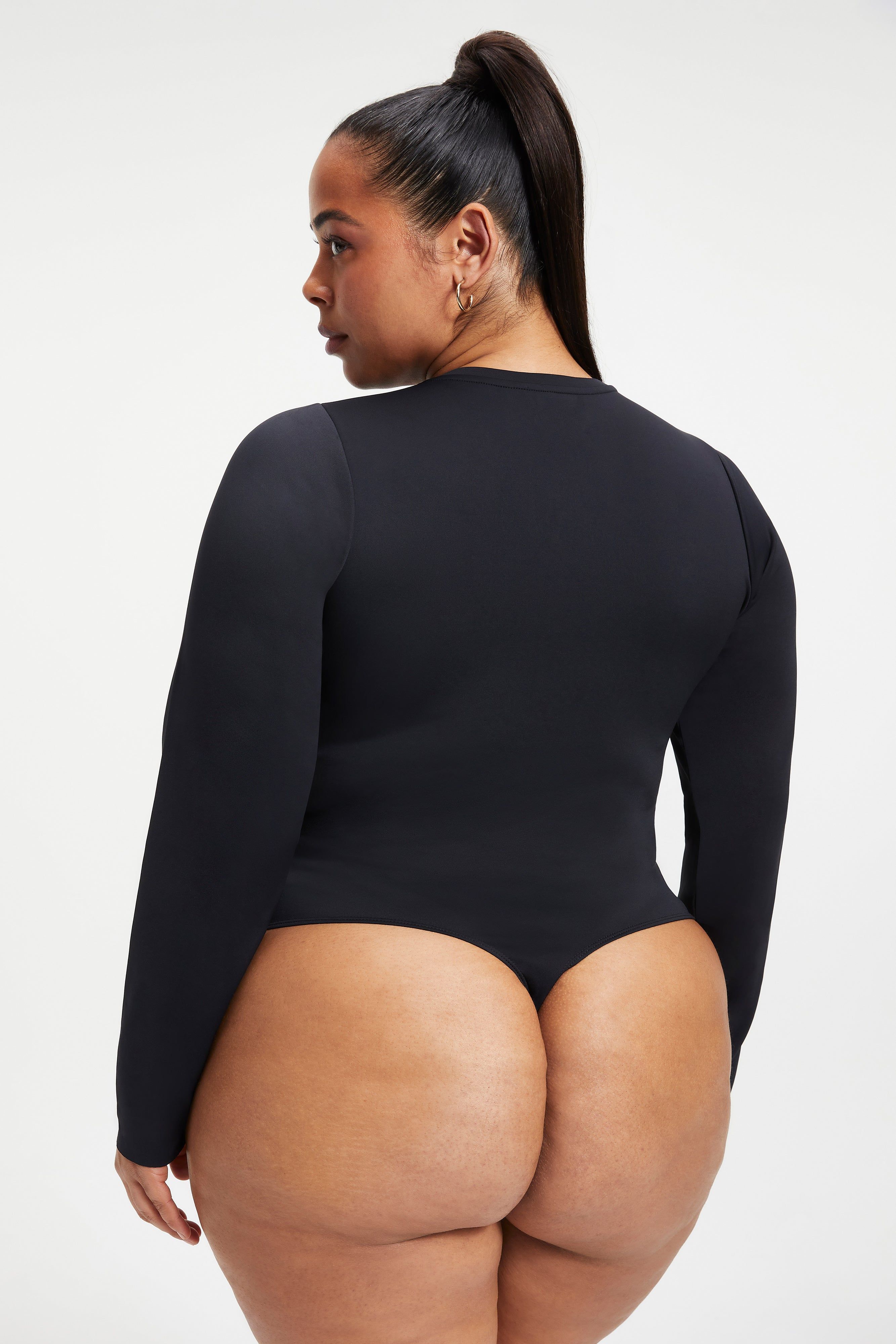 SCUBA CREWNECK BODYSUIT | BLACK001 sold by Good American product image thumbnail 11