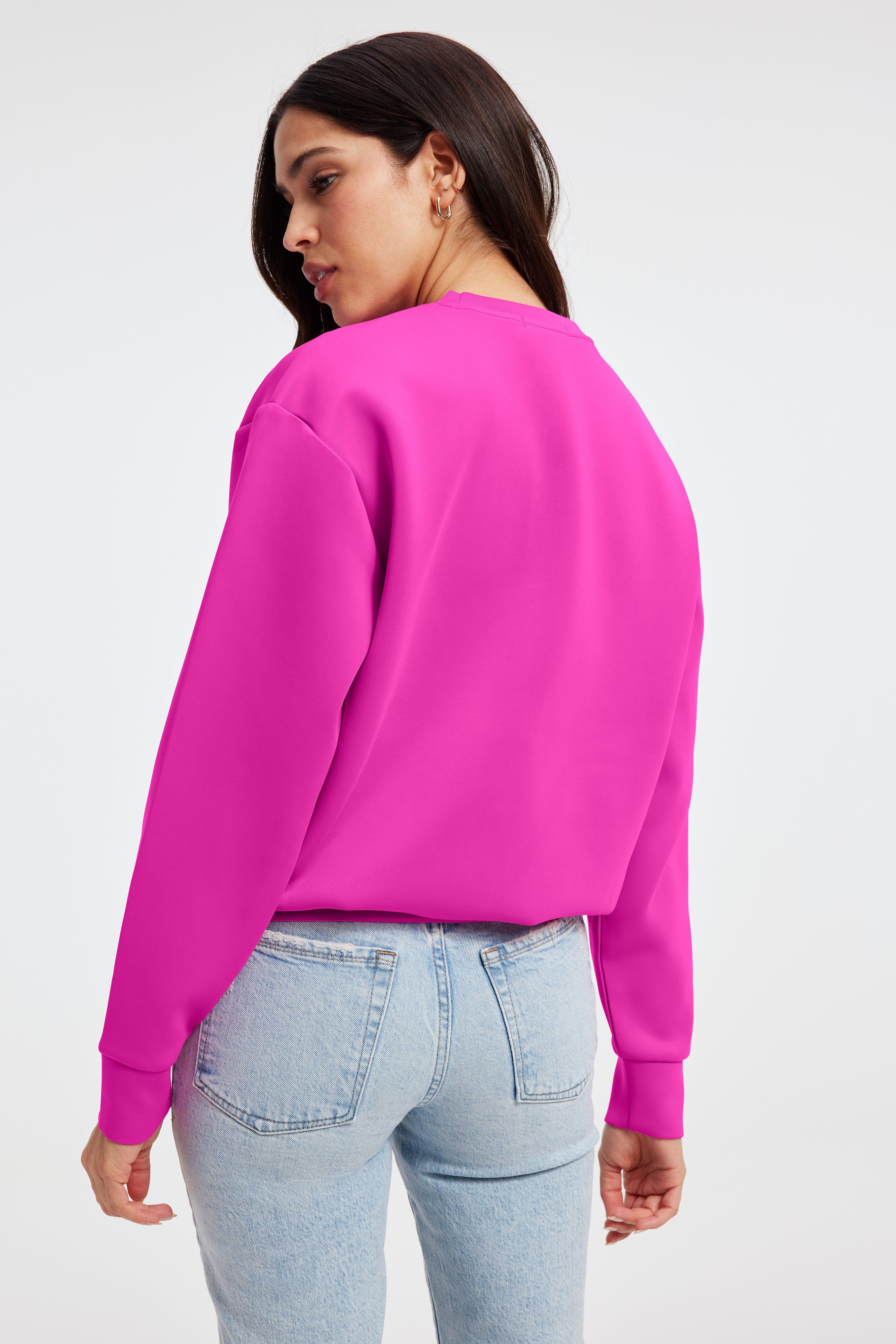 SCUBA BOYFRIEND CREW | FUCHSIA PINK001 sold by Good American product image thumbnail 4