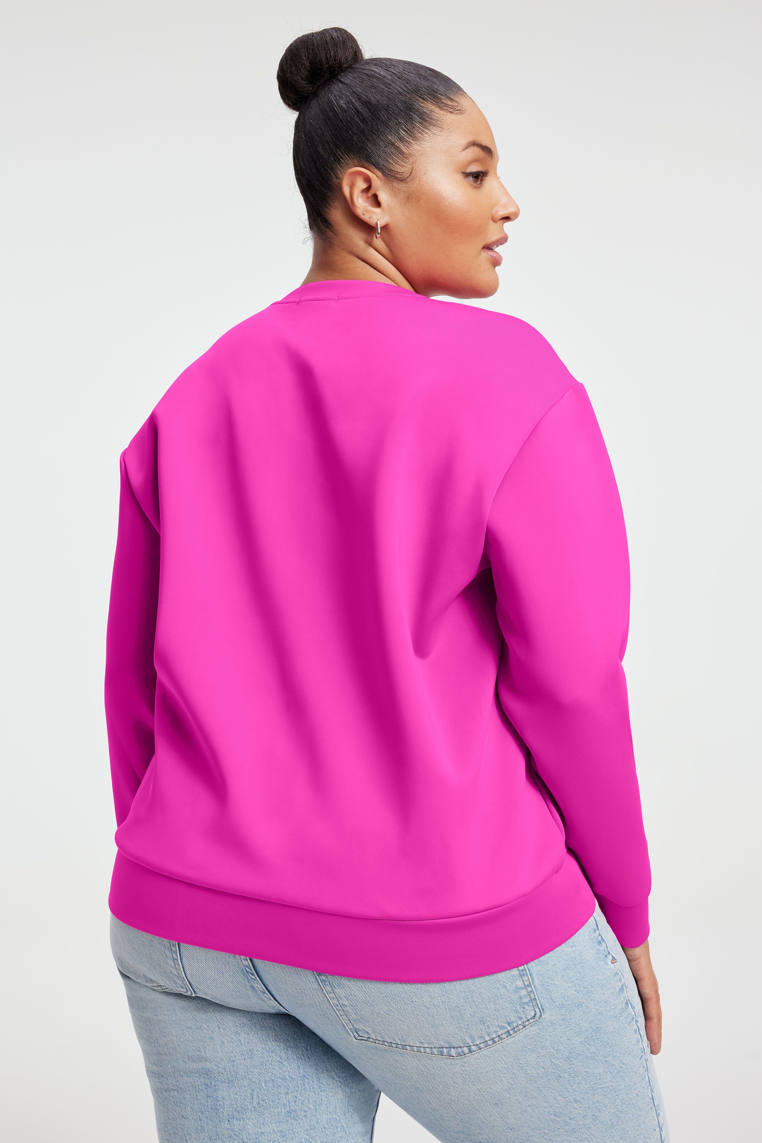SCUBA BOYFRIEND CREW | FUCHSIA PINK001 sold by Good American product image thumbnail 8