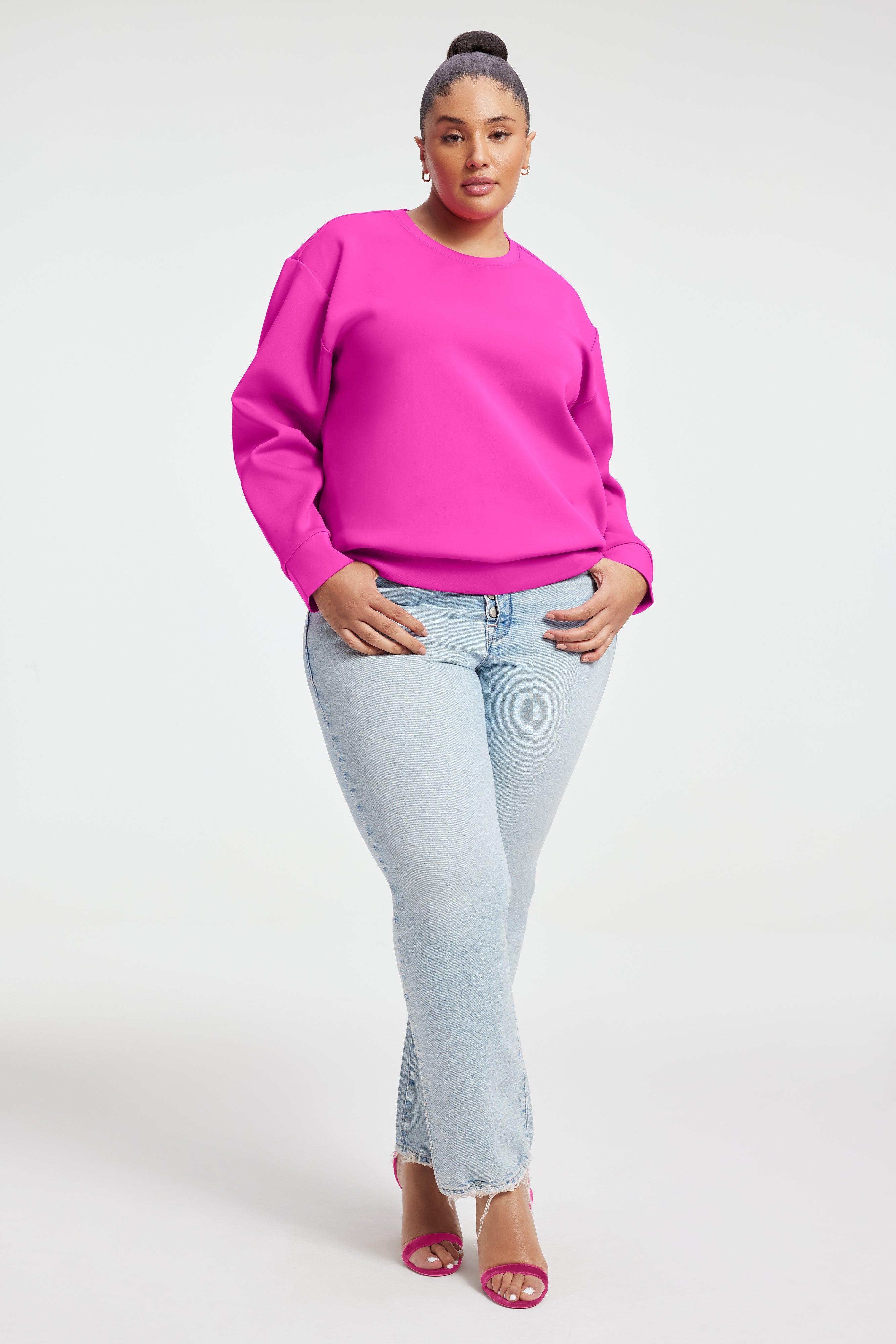 SCUBA BOYFRIEND CREW | FUCHSIA PINK001 sold by Good American product image thumbnail 9