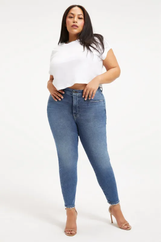 GOOD LEGS CROPPED JEANS | INDIGO149 sold by Good American