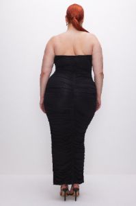 SLINKY JERSEY TUBE MAXI DRESS | BLACK001 sold by Good American
