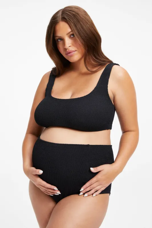 MATERNITY ALWAYS FITS SCOOP BRA | BLACK001 made by Good American