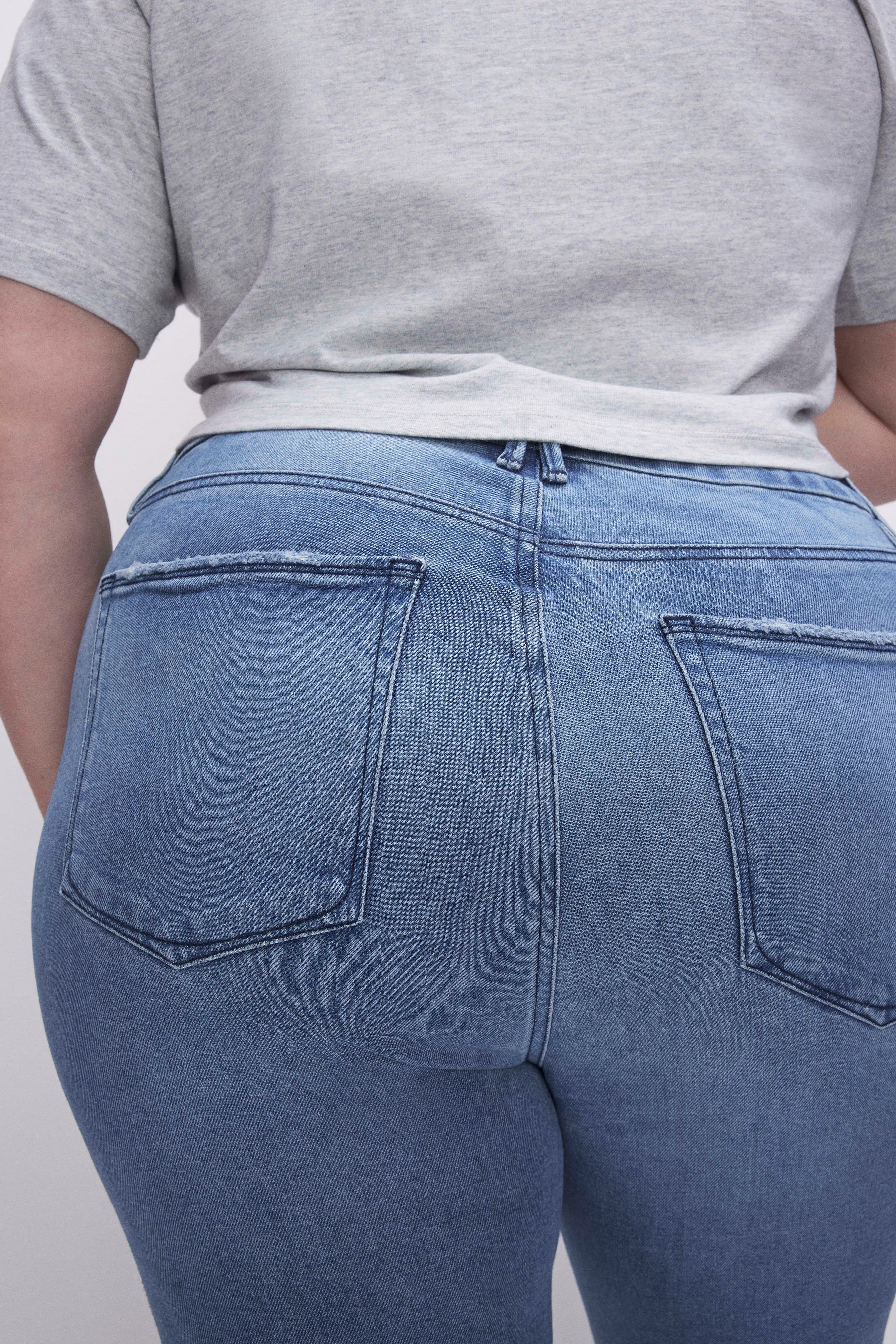 GOOD CURVE STRAIGHT JEANS | BLUE858 sold by Good American product image thumbnail 9