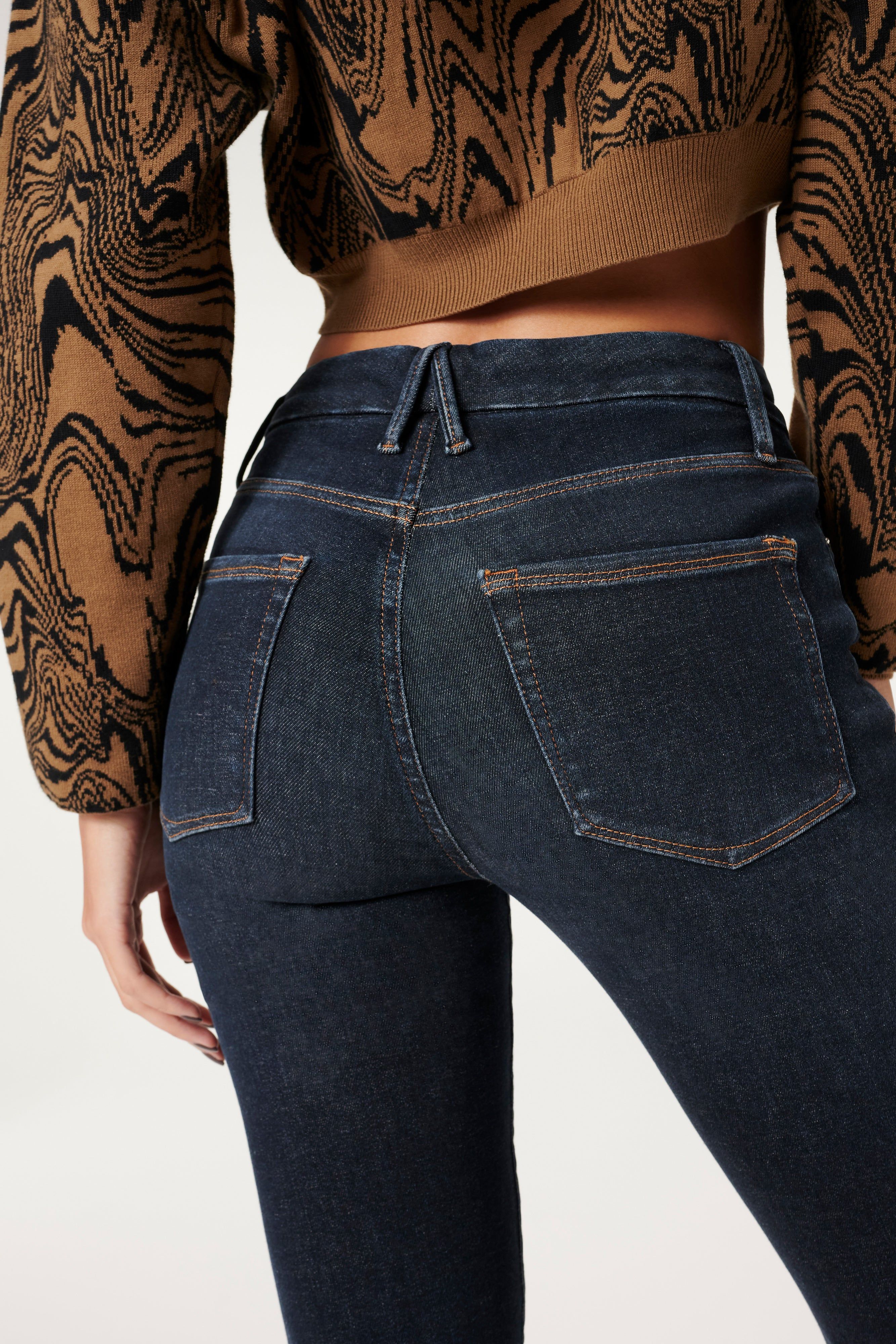 ALWAYS FITS GOOD STRAIGHT JEANS | BLUE241 sold by Good American