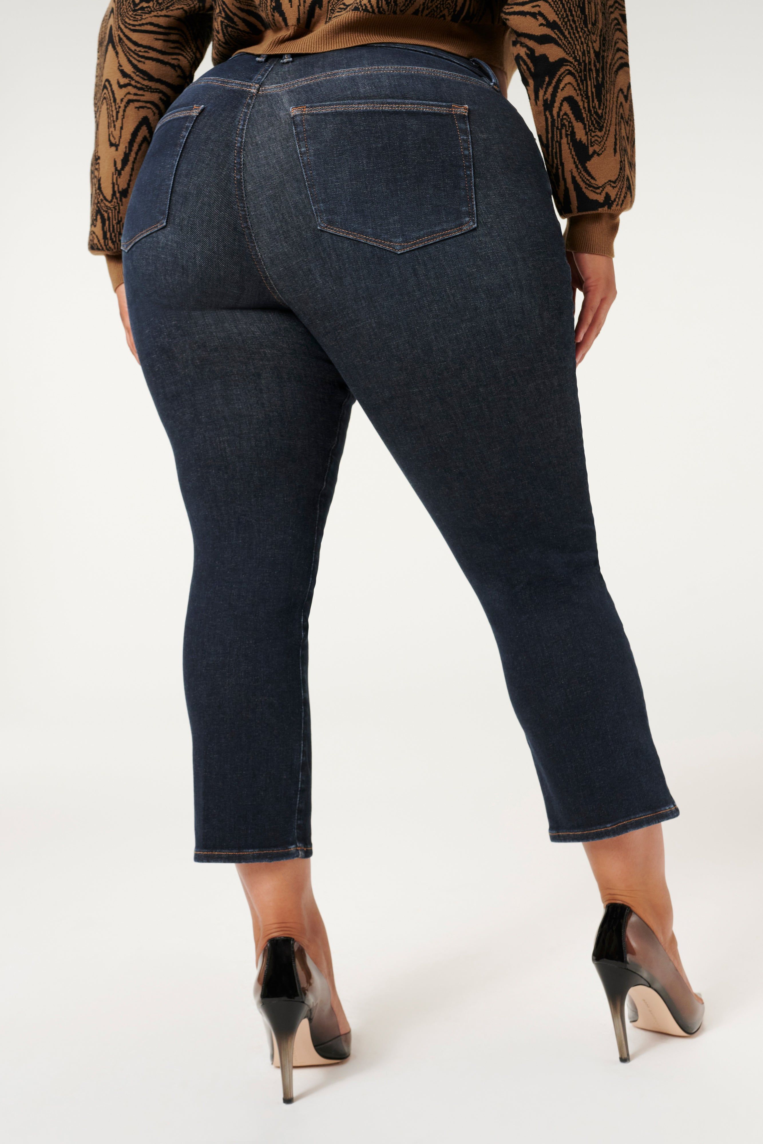 ALWAYS FITS GOOD STRAIGHT JEANS | BLUE241 sold by Good American product image thumbnail 10