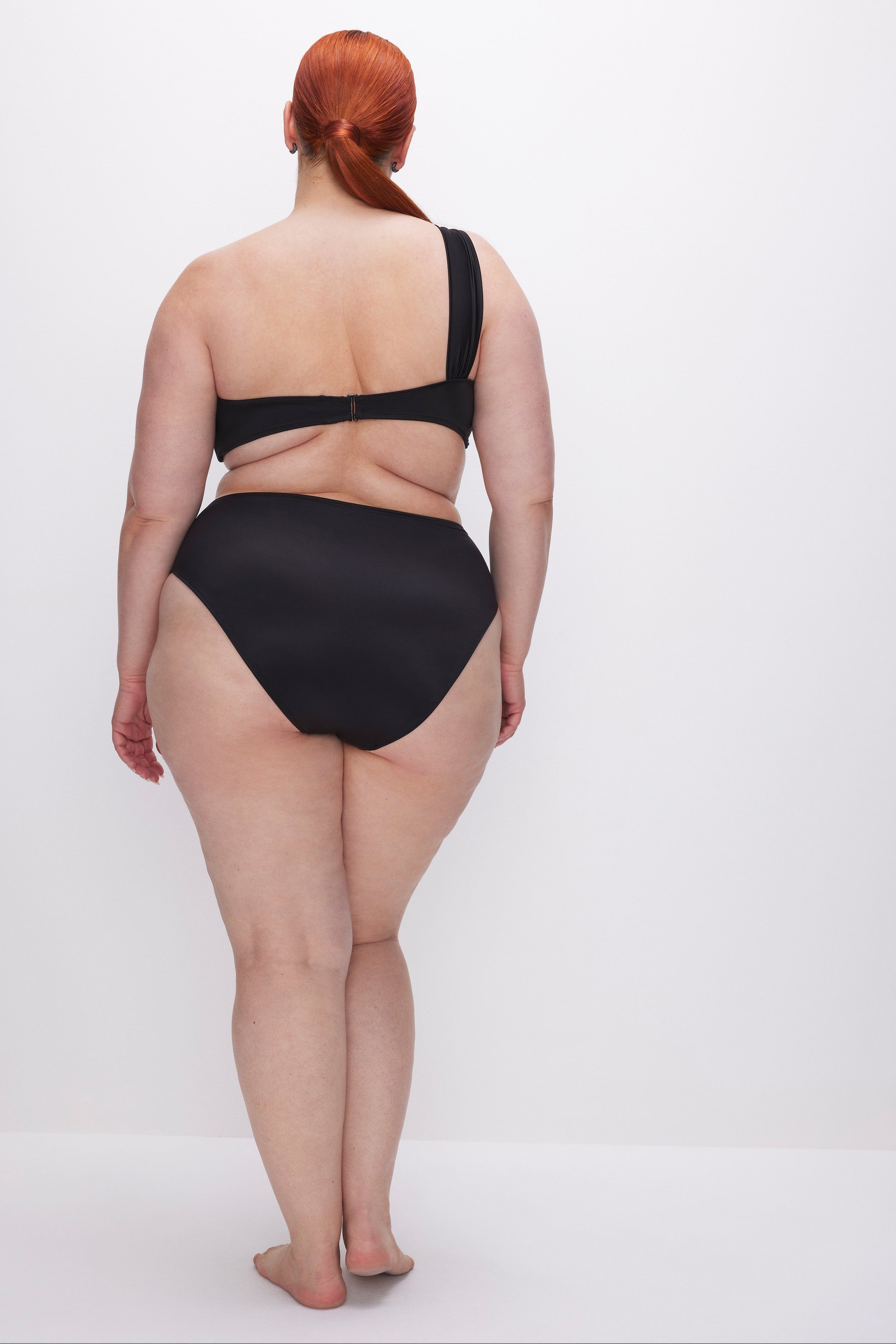 SATIN CHEEKY BIKINI BOTTOM | BLACK001 sold by Good American product image thumbnail 2