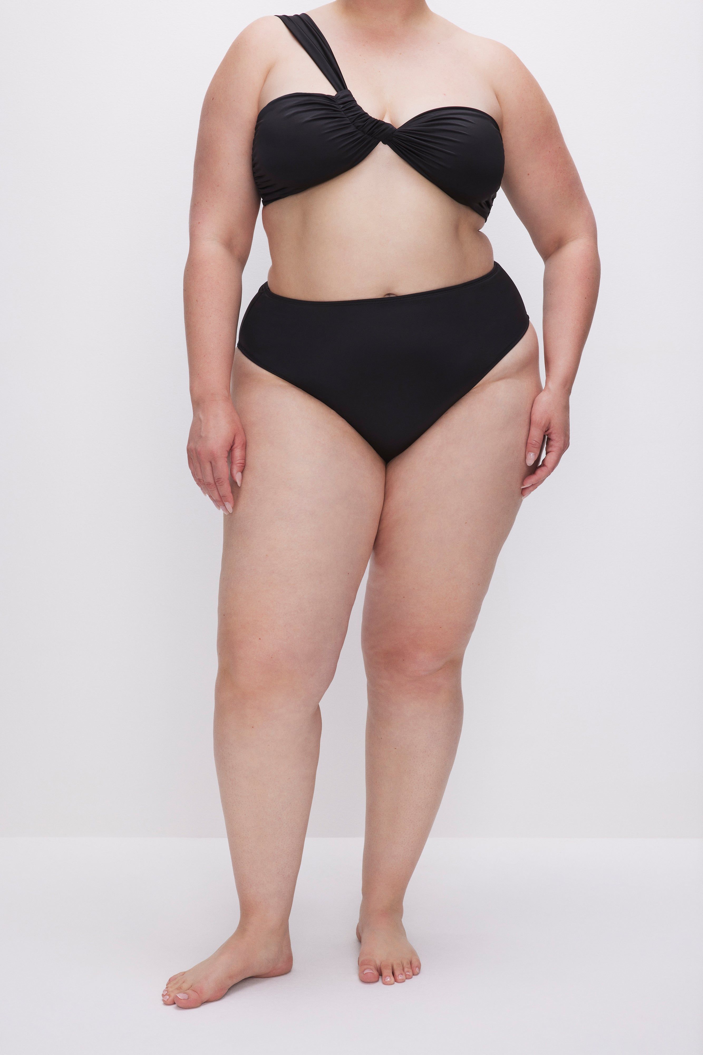 SATIN CHEEKY BIKINI BOTTOM | BLACK001 sold by Good American product image thumbnail 3