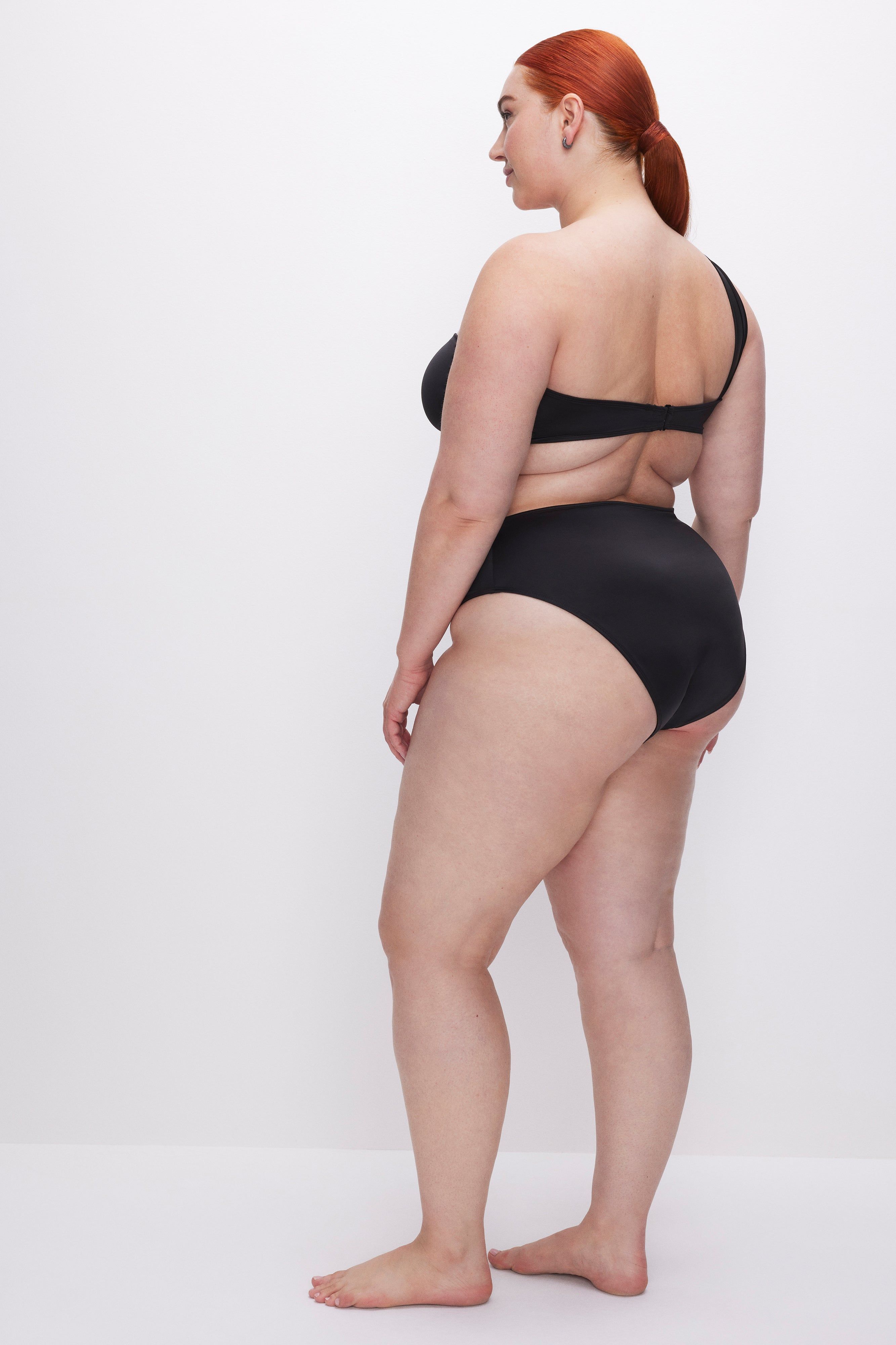 SATIN CHEEKY BIKINI BOTTOM | BLACK001 sold by Good American product image thumbnail 4