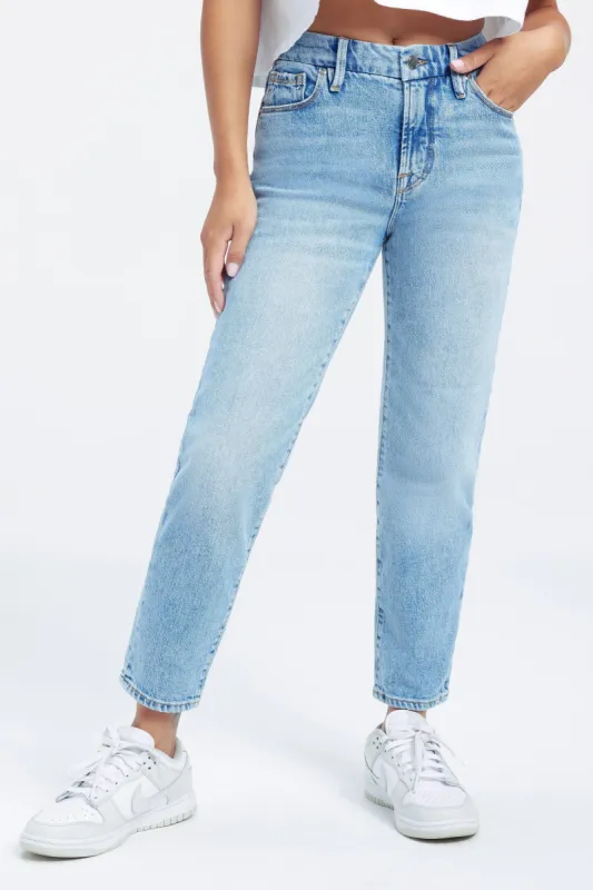 GOOD PETITE GIRLFRIEND JEANS| INDIGO112 sold by Good American