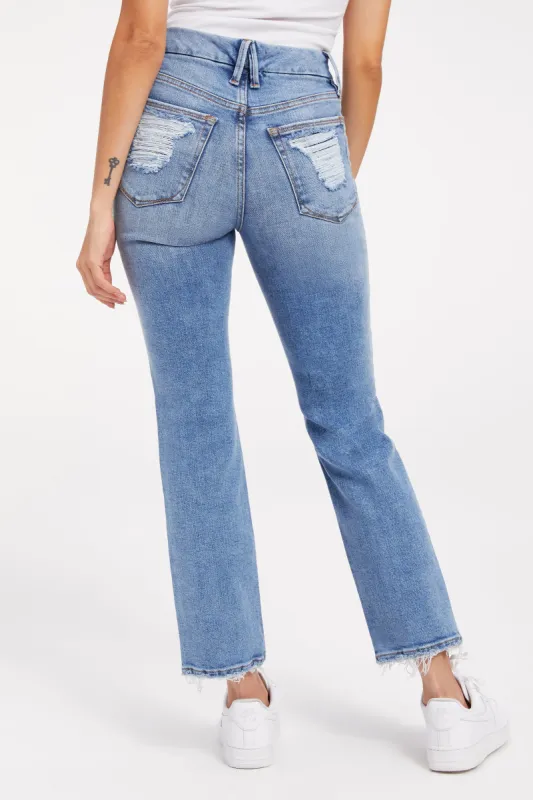 GOOD LEGS STRAIGHT JEANS | INDIGO205 sold by Good American