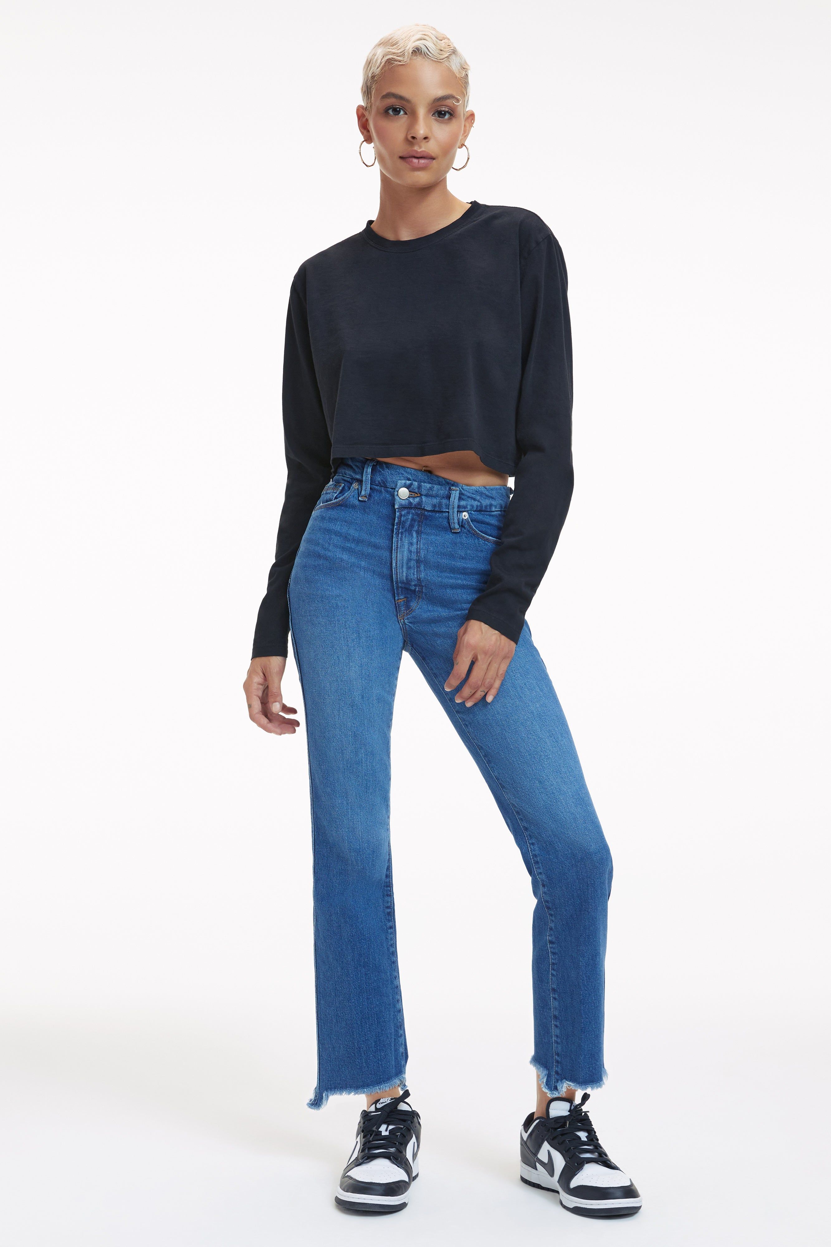 GOOD CURVE STRAIGHT JEANS | INDIGO125 sold by Good American product image thumbnail 9