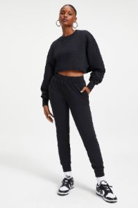 CROPPED & COOL SWEATSHIRT | BLACK001 sold by Good American