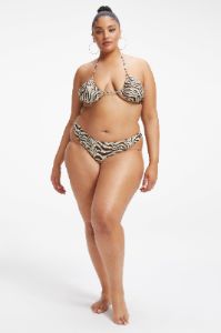 SATIN BETTER BIKINI BOTTOM | ZEBRA001 sold by Good American