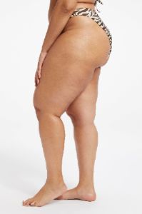 SATIN BETTER BIKINI BOTTOM | ZEBRA001 sold by Good American