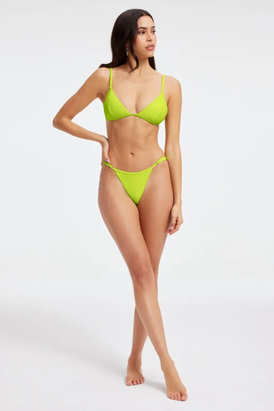 PERFECT FIT BIKINI BOTTOM | ELECTRIC LIME002 sold by Good American