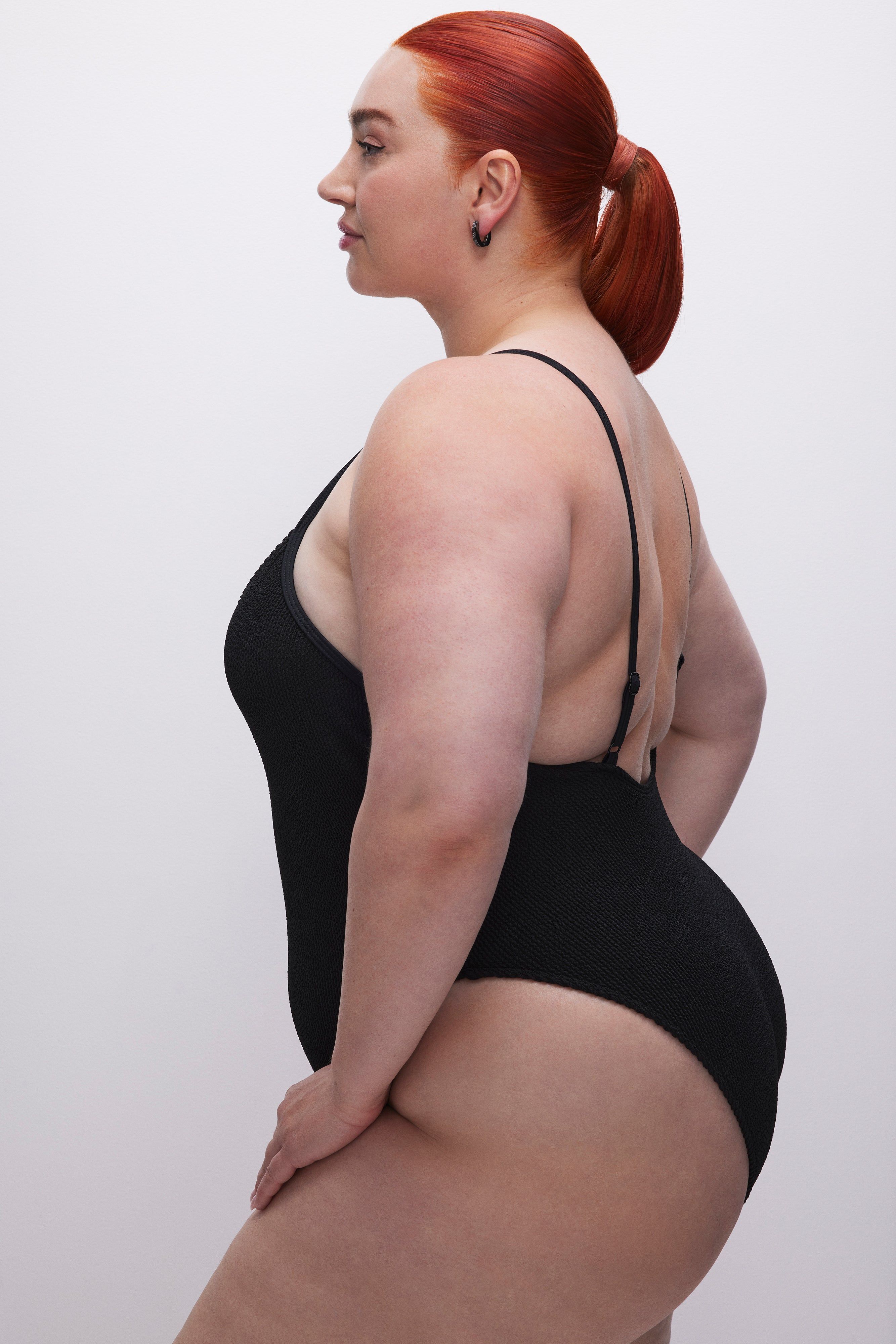 ALWAYS FITS ONE-PIECE SWIMSUIT | BLACK001 sold by Good American product image thumbnail 4