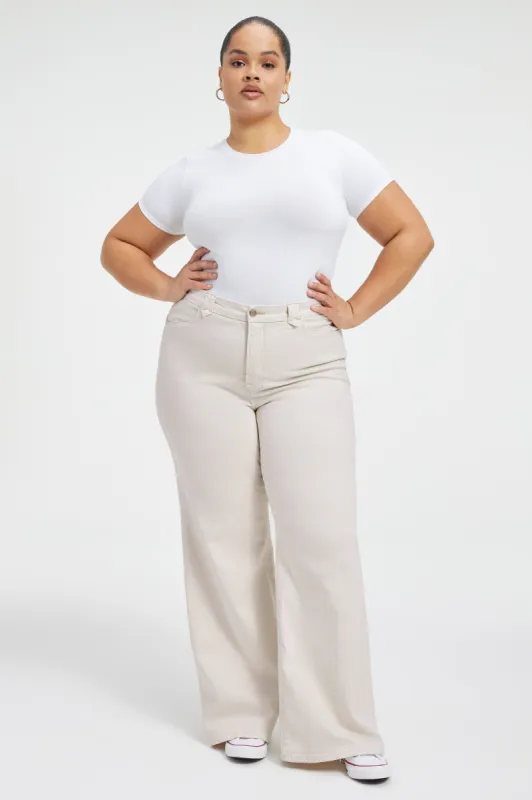 GOOD WAIST PALAZZO JEANS | BONE001 sold by Good American