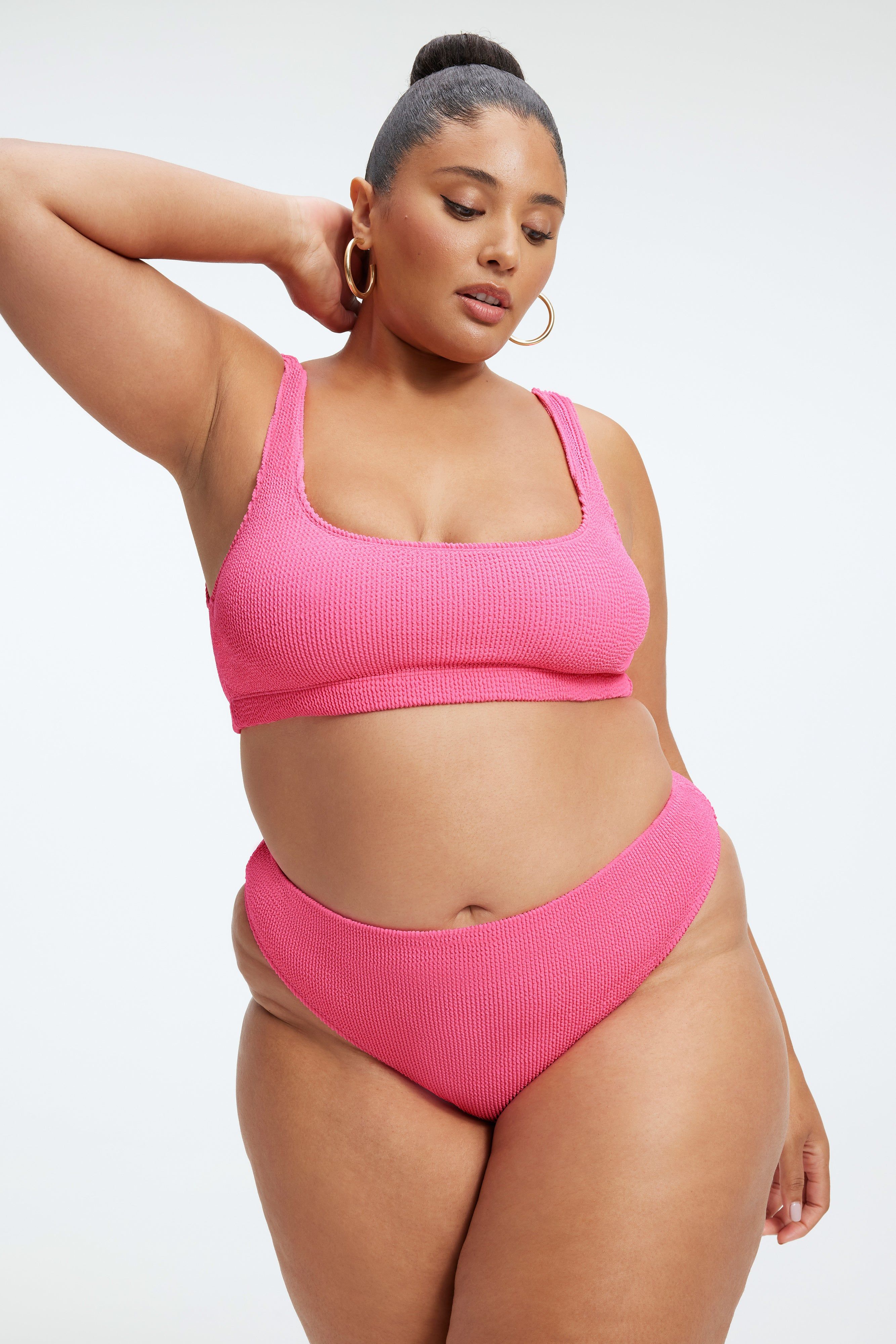 ALWAYS FITS SCOOP BIKINI TOP | BRIGHTPINK001 sold by Good American product image thumbnail 9