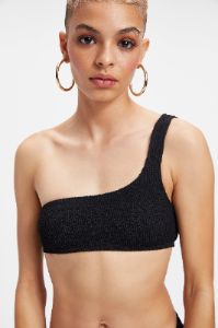 ALWAYS FITS SHOULDER BIKINI TOP | BLACK001 sold by Good American