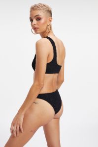 ALWAYS FITS SHOULDER BIKINI TOP | BLACK001 sold by Good American
