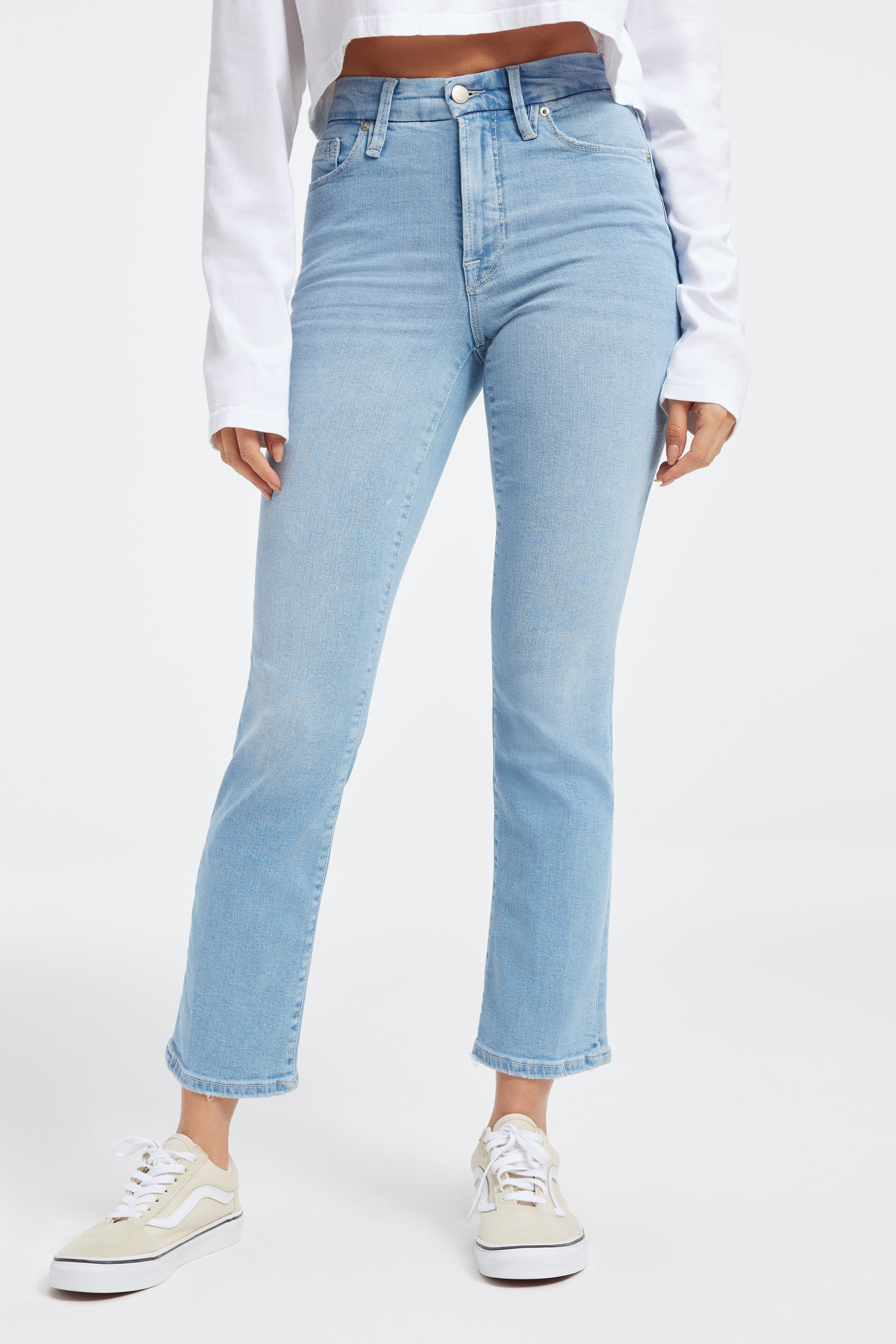 GOOD STRAIGHT JEANS | INDIGO126 sold by Good American