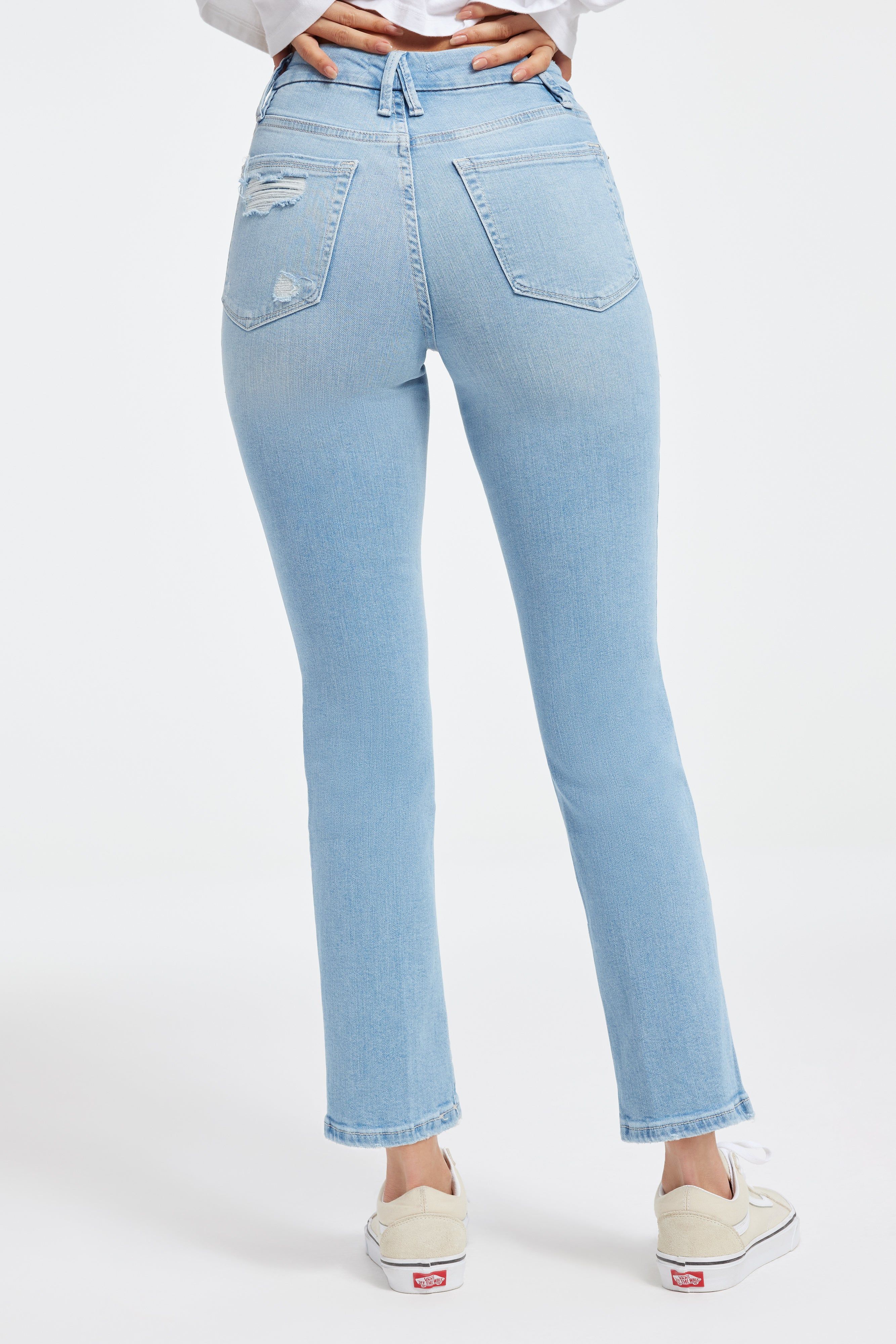 GOOD STRAIGHT JEANS | INDIGO126 sold by Good American product image thumbnail 4