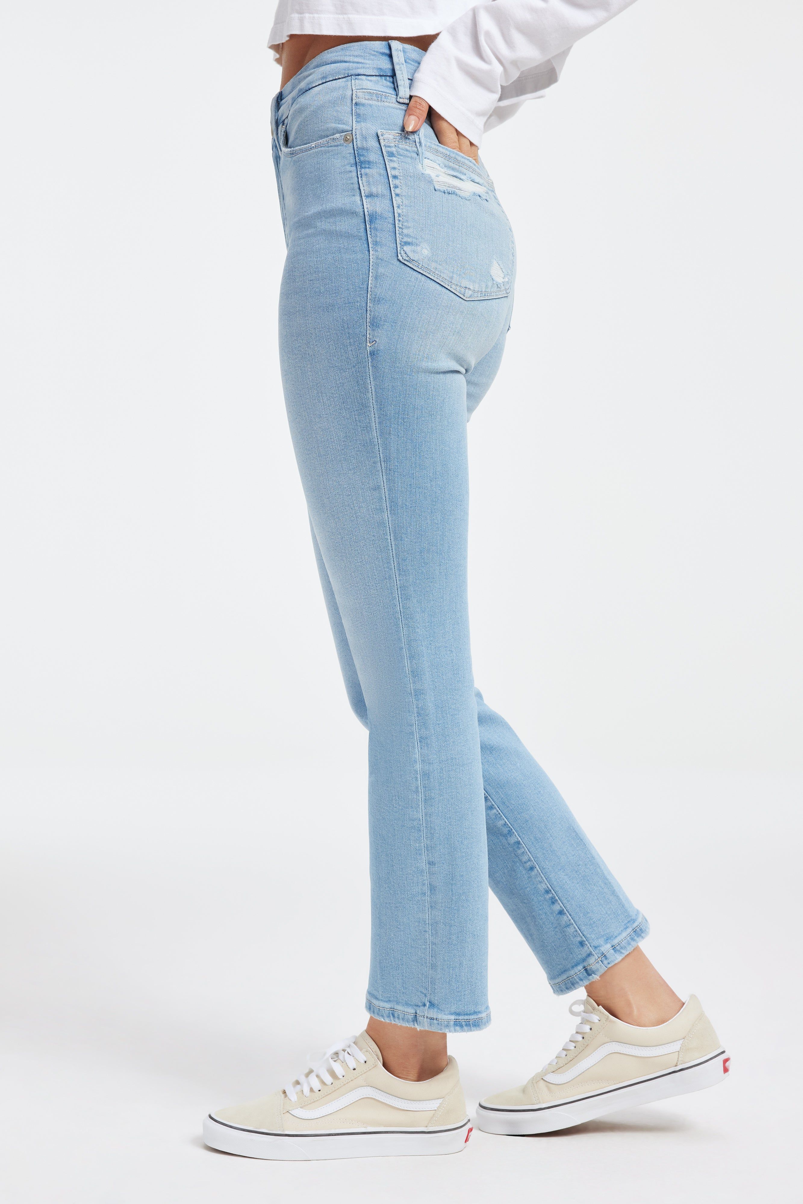 GOOD STRAIGHT JEANS | INDIGO126 sold by Good American product image thumbnail 3