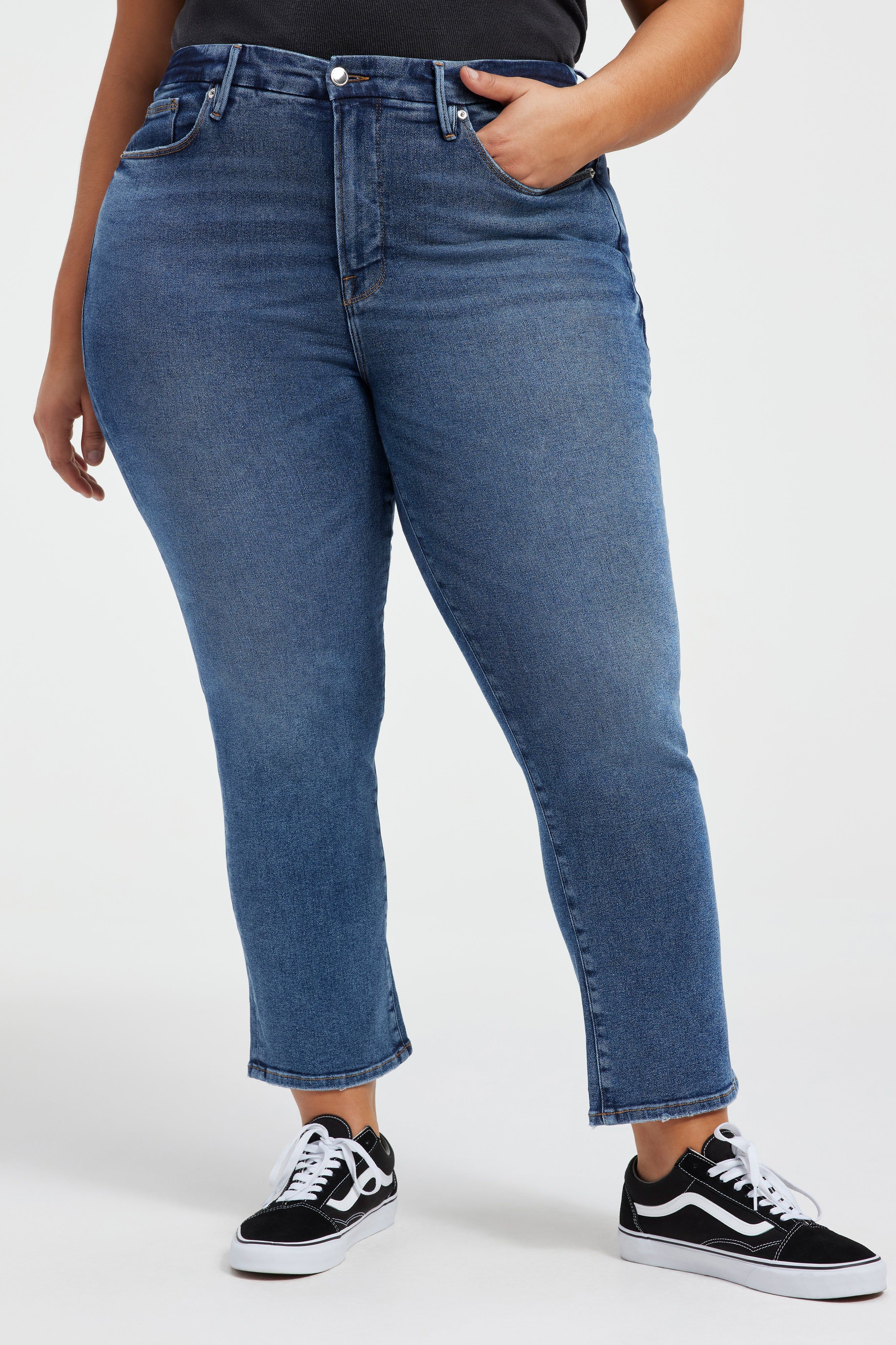 GOOD LEGS STRAIGHT JEANS | INDIGO478 sold by Good American product image thumbnail 7