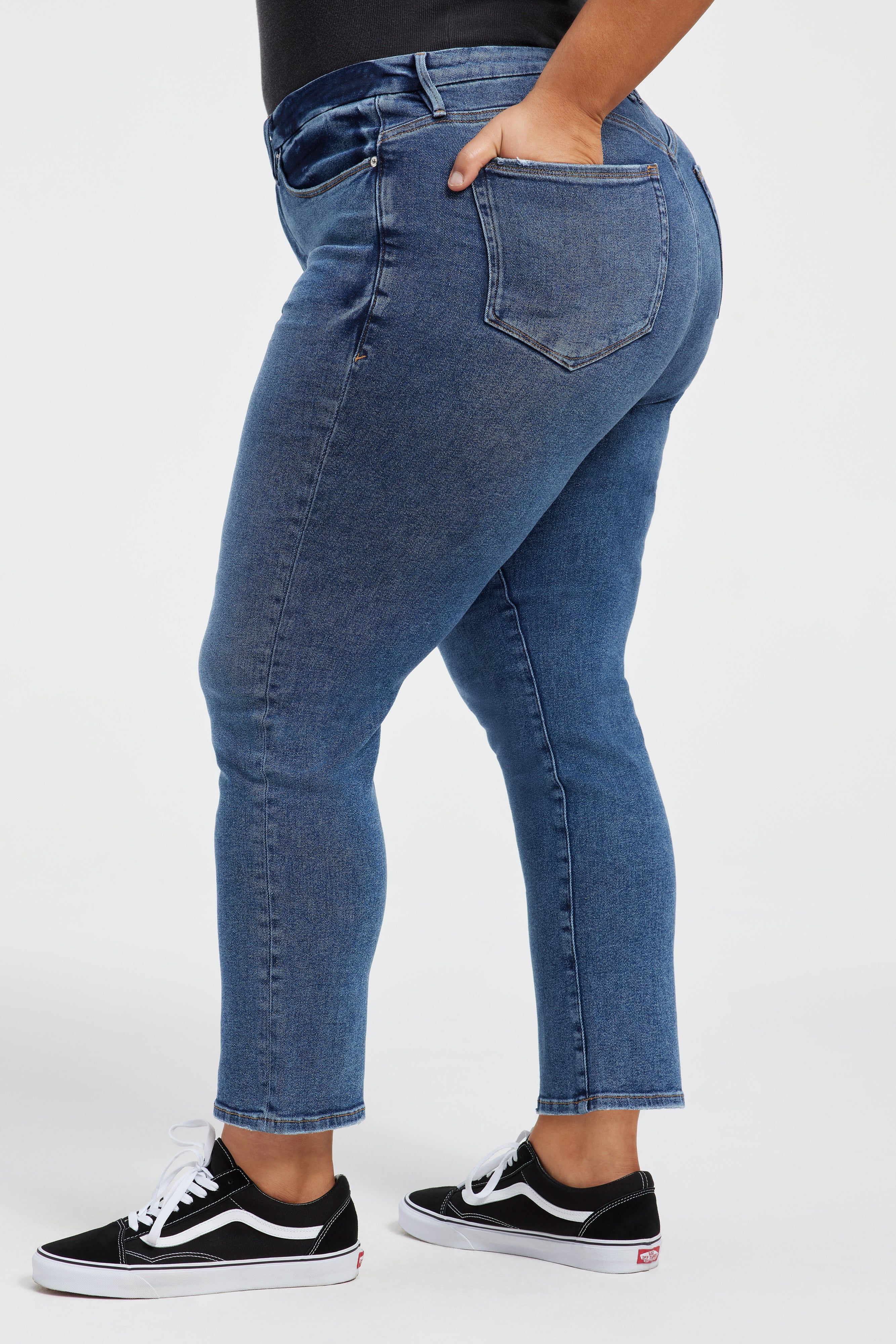 GOOD LEGS STRAIGHT JEANS | INDIGO478 sold by Good American product image thumbnail 8