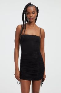 SLINKY JERSEY MINI DRESS | BLACK001 sold by Good American